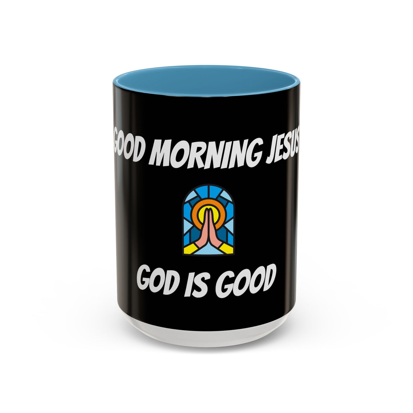 Accent Coffee Mug (11, 15oz) - BLACK