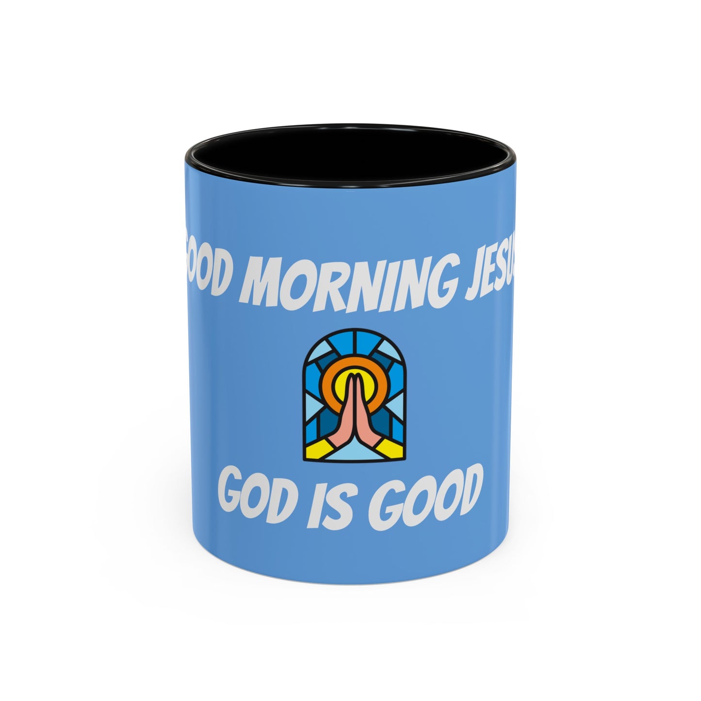 Accent Coffee Mug (11, 15oz) - BABY BLUE