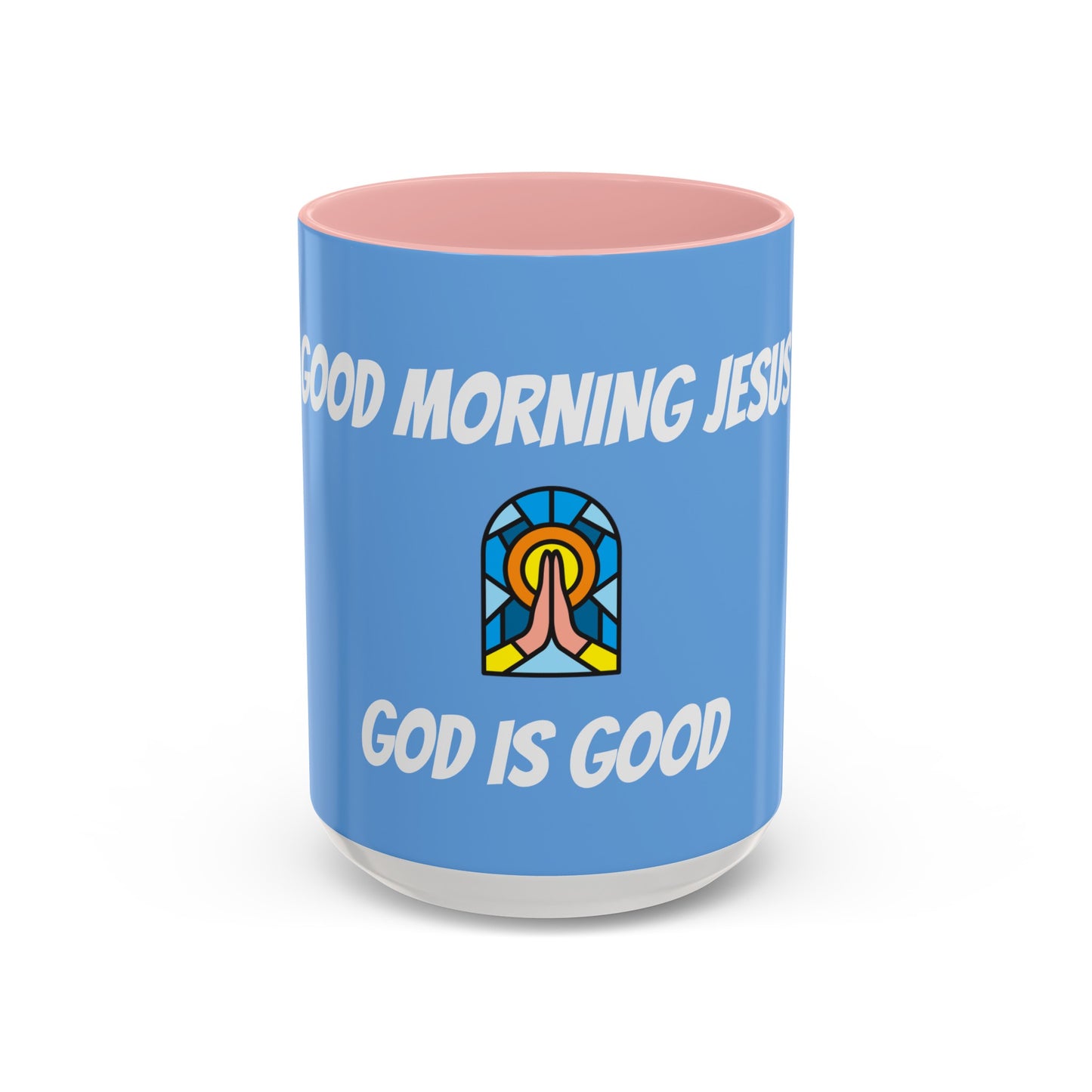 Accent Coffee Mug (11, 15oz) - BABY BLUE