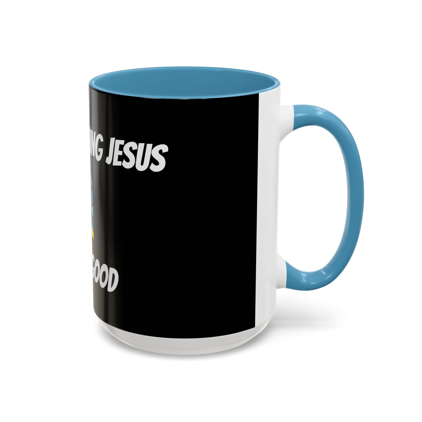 Accent Coffee Mug (11, 15oz) - BLACK