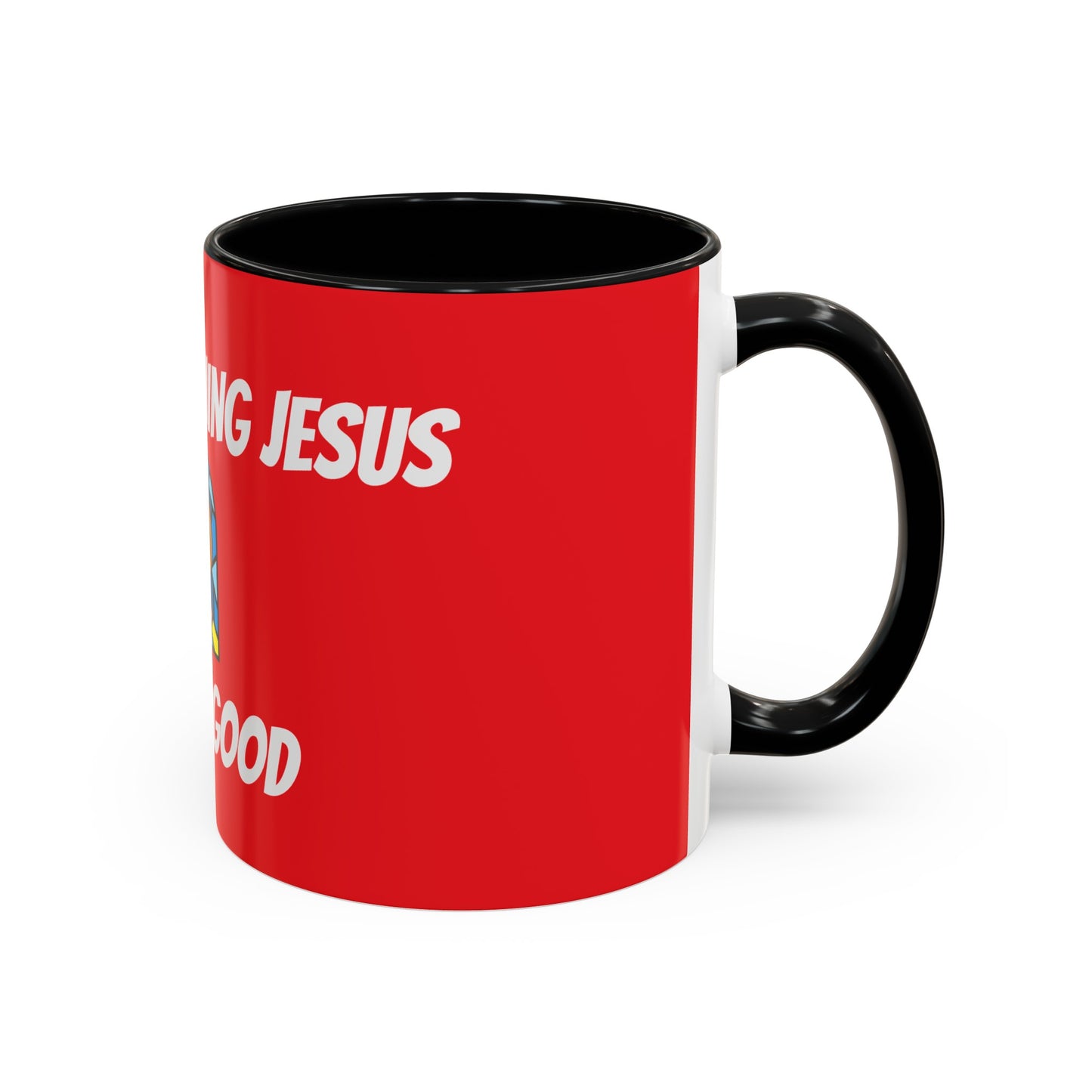 Accent Coffee Mug (11, 15oz) - RED
