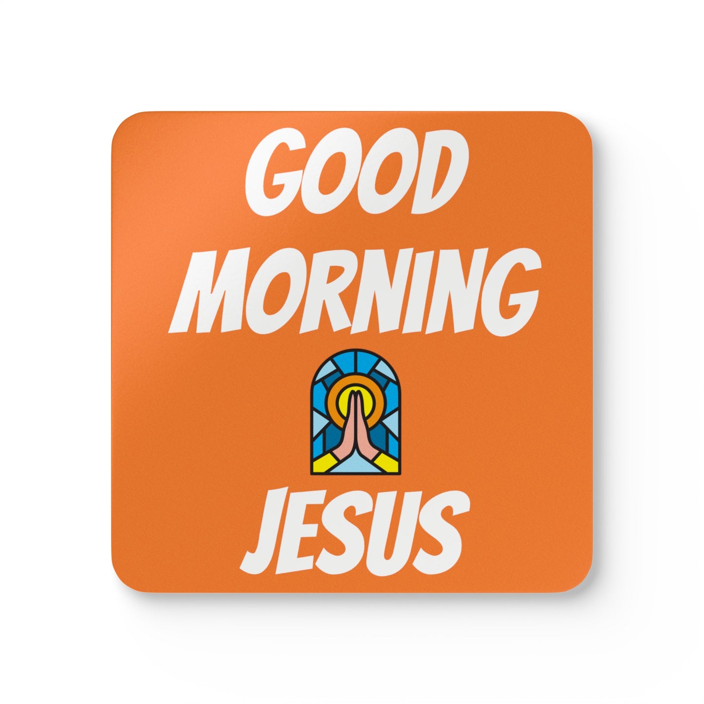 Corkwood Coaster Set - ORANGE