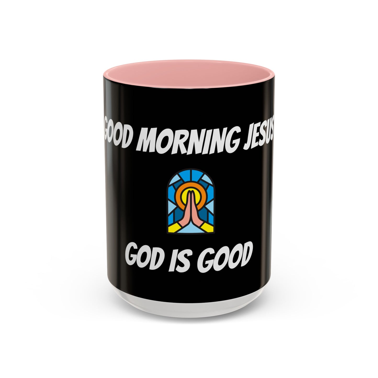 Accent Coffee Mug (11, 15oz) - BLACK