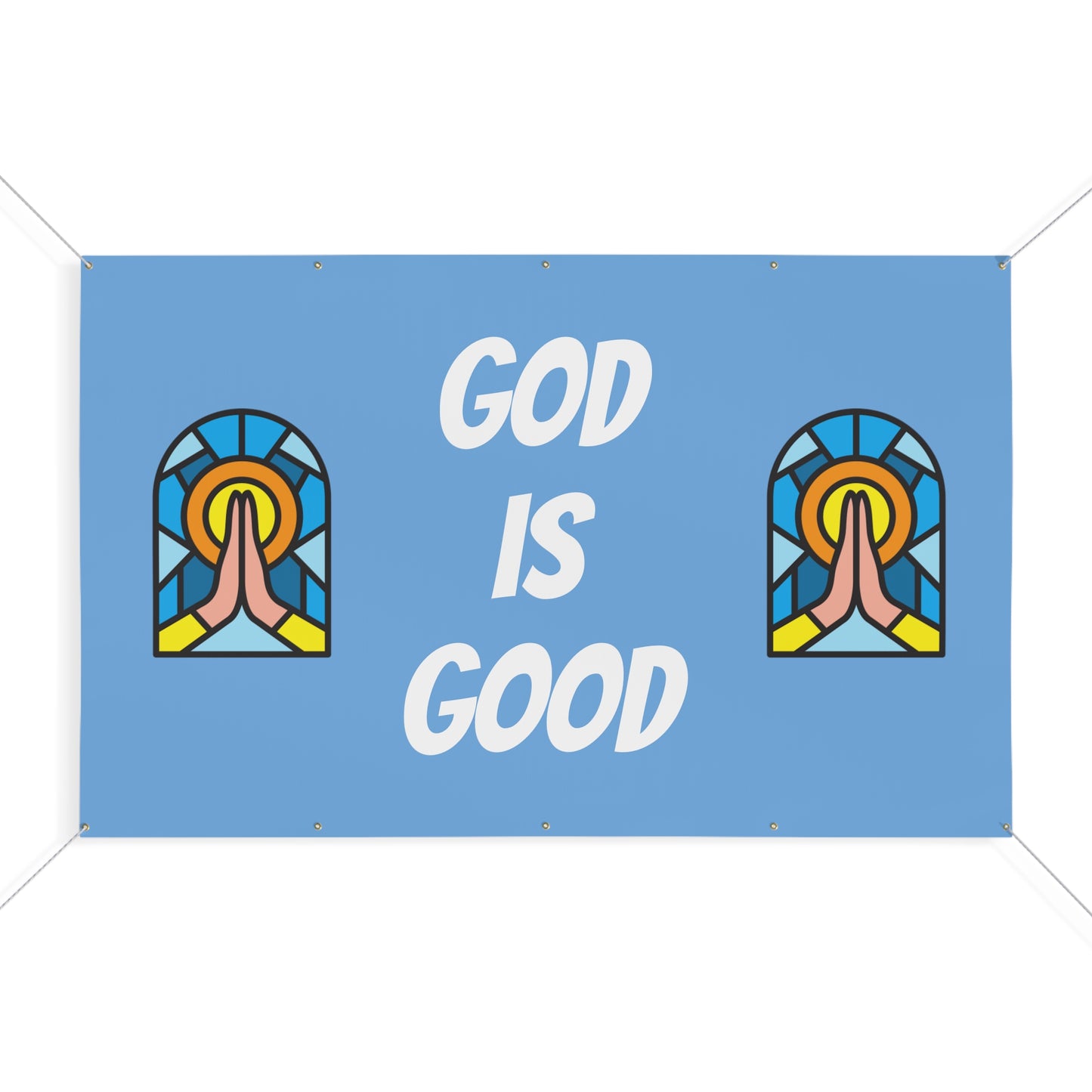 Matte Banner - BABY BLUE