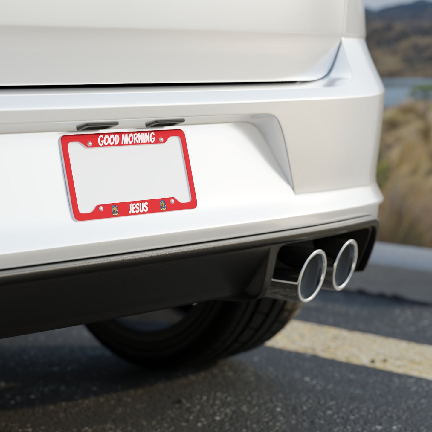 License Plate Frame - RED
