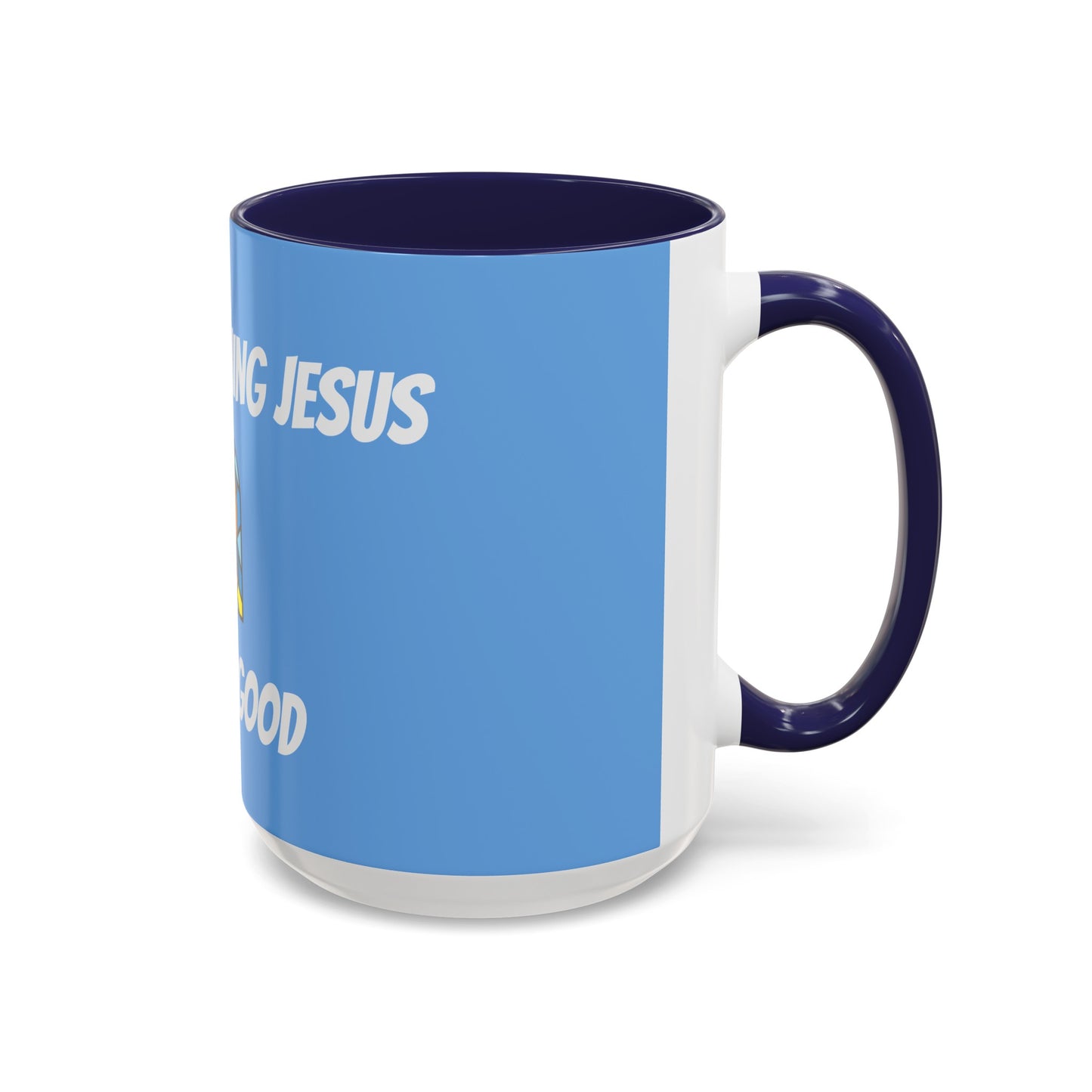 Accent Coffee Mug (11, 15oz) - BABY BLUE