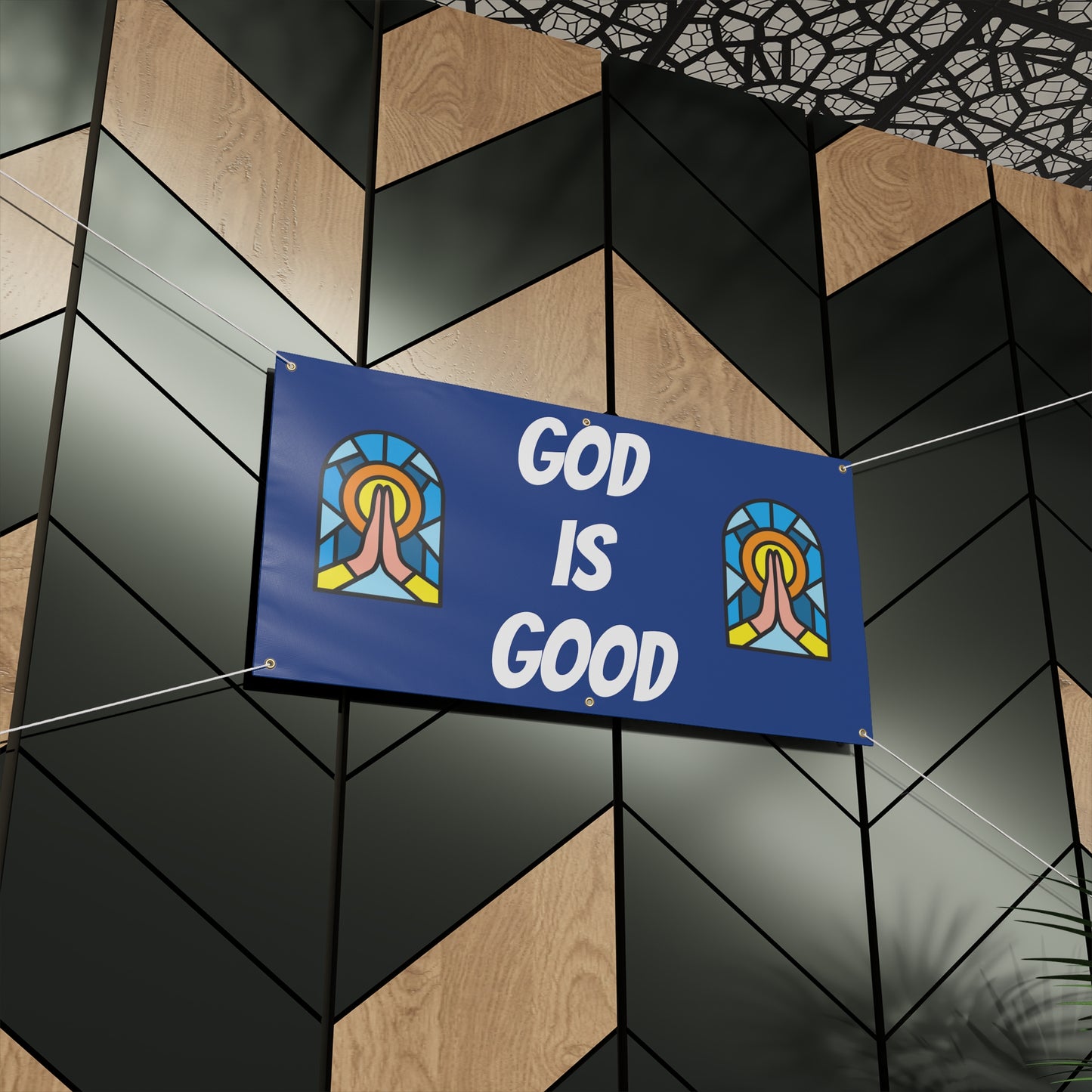 Matte Banner - DARK BLUE