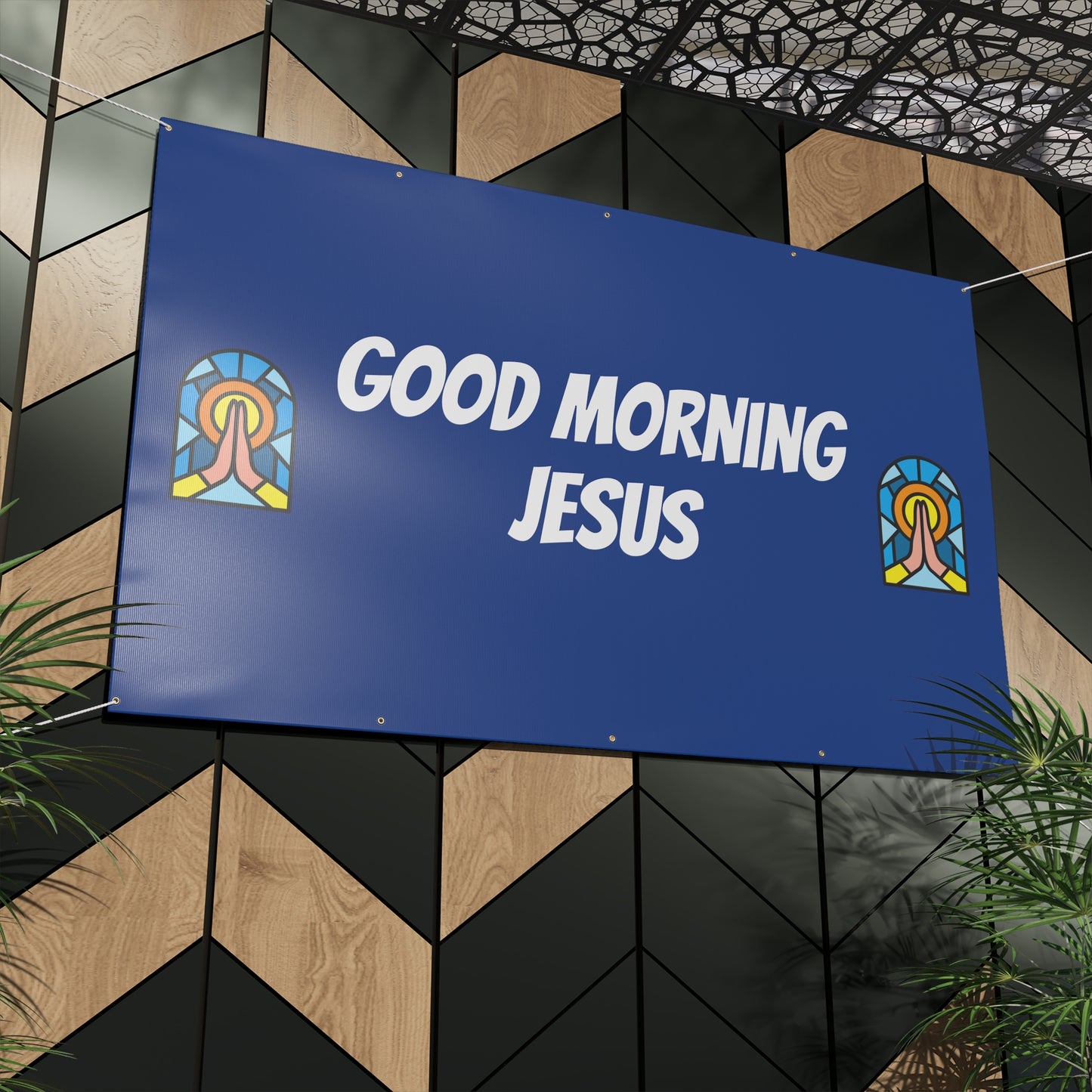 Matte Banner - DARK BLUE