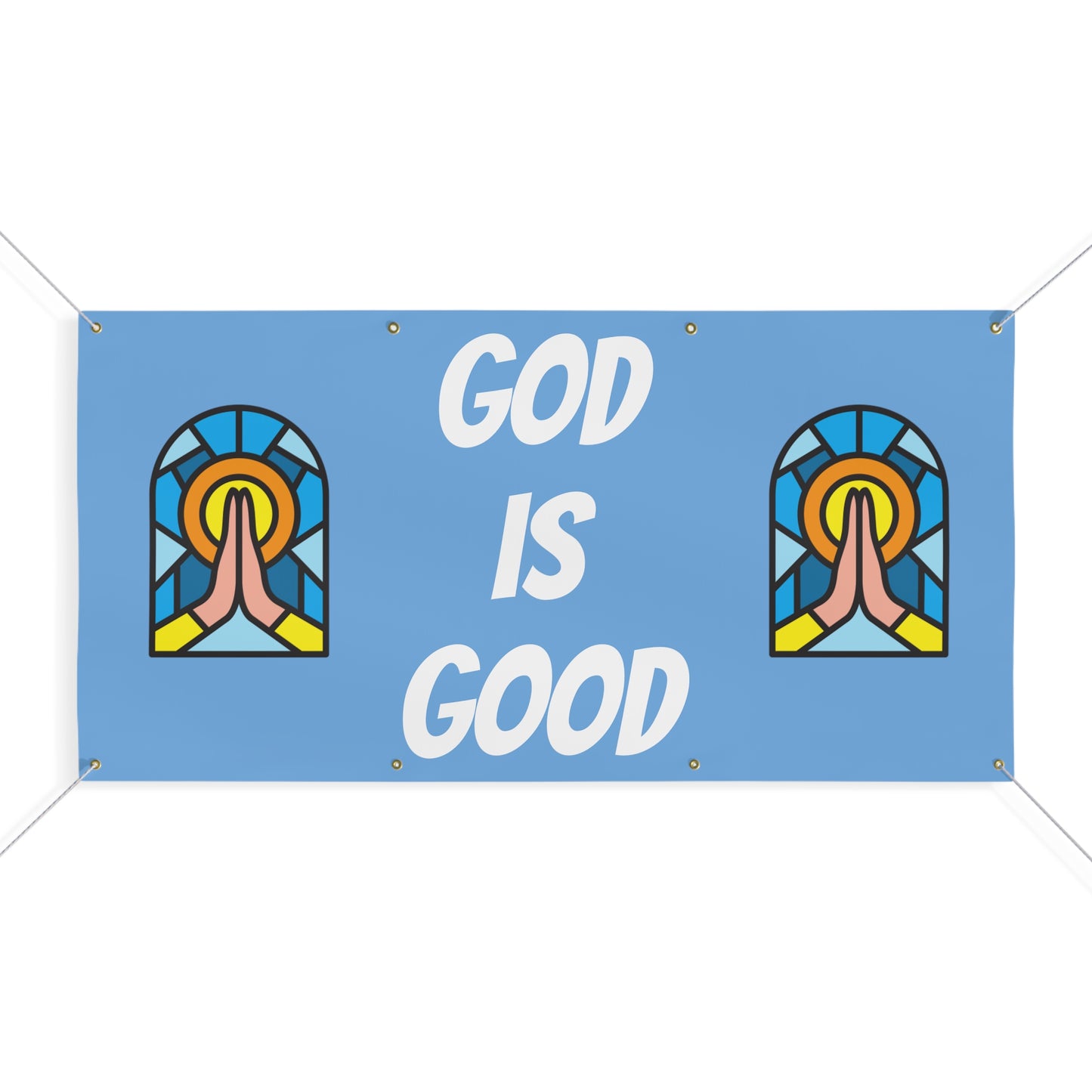 Matte Banner - BABY BLUE