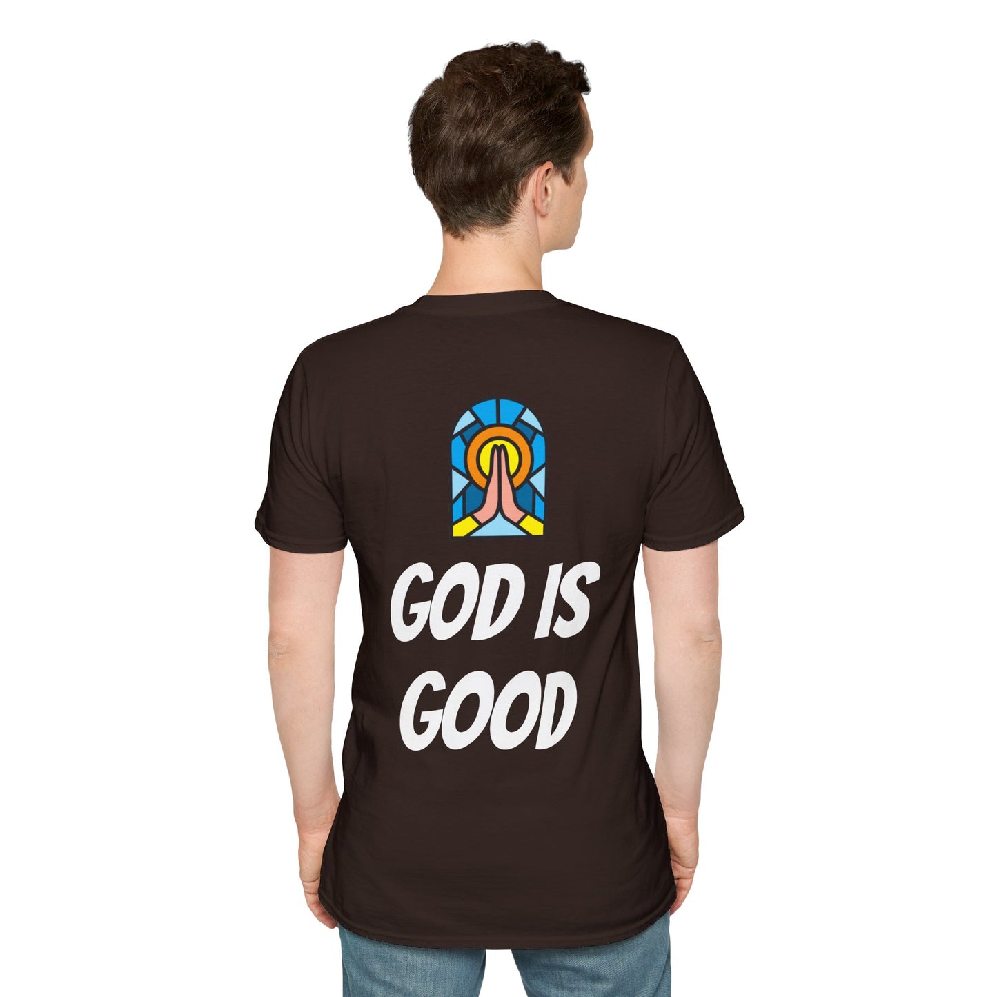 Unisex Softstyle T-Shirt - Black Writing - GOOD MORNING JESUS