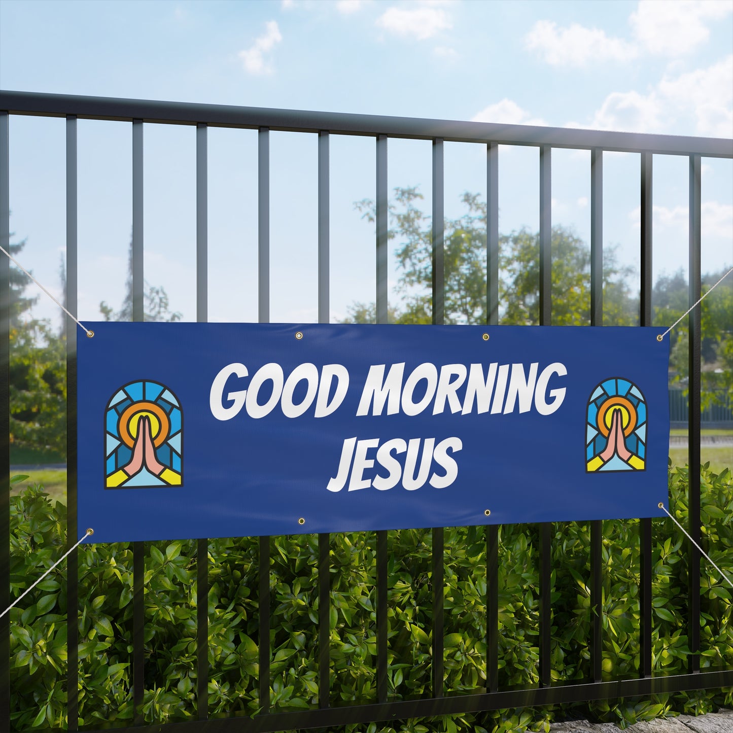 Matte Banner - DARK BLUE