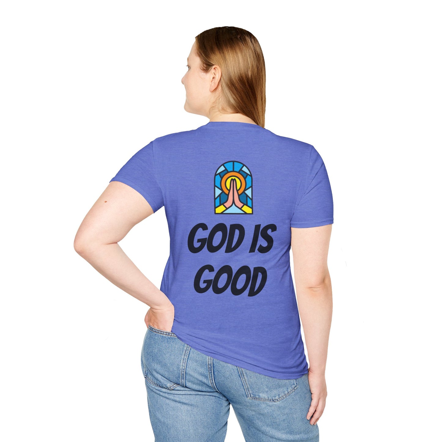 Unisex Softstyle T-Shirt - Black Writing - GOOD MORNING JESUS