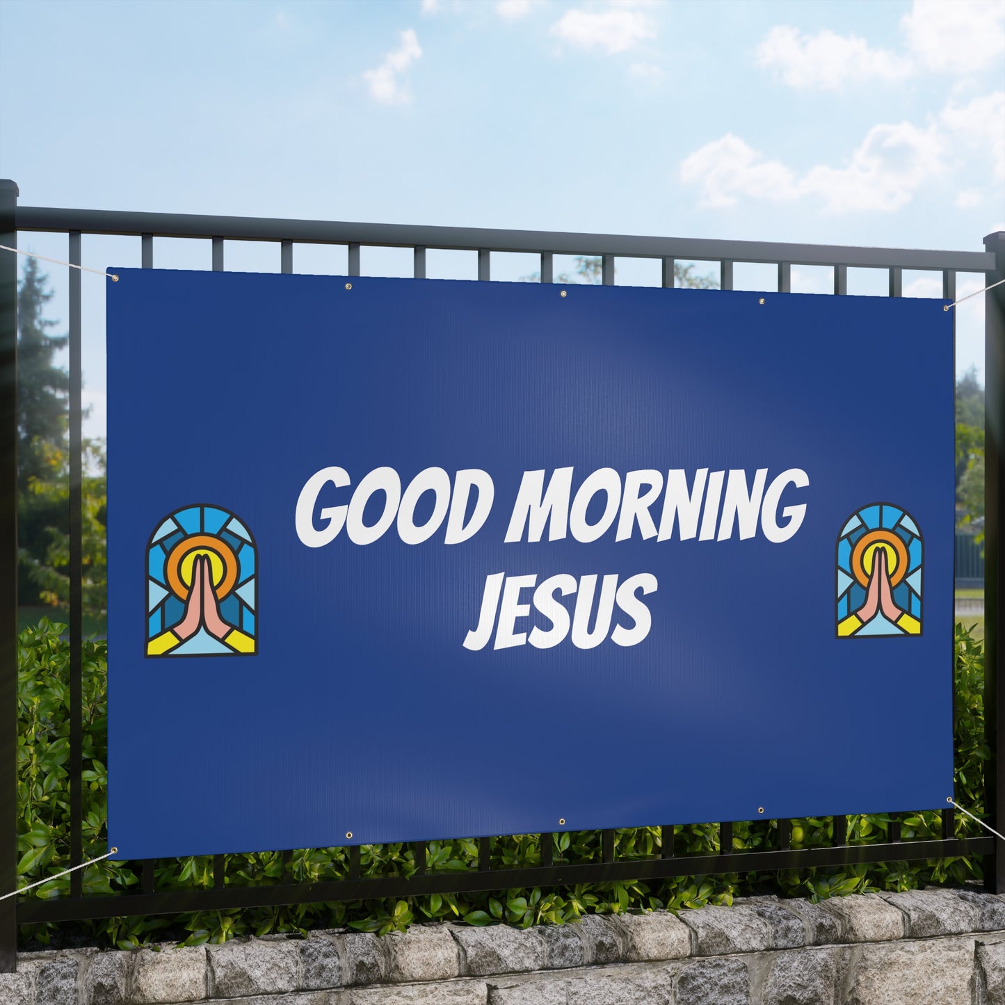 Matte Banner - DARK BLUE