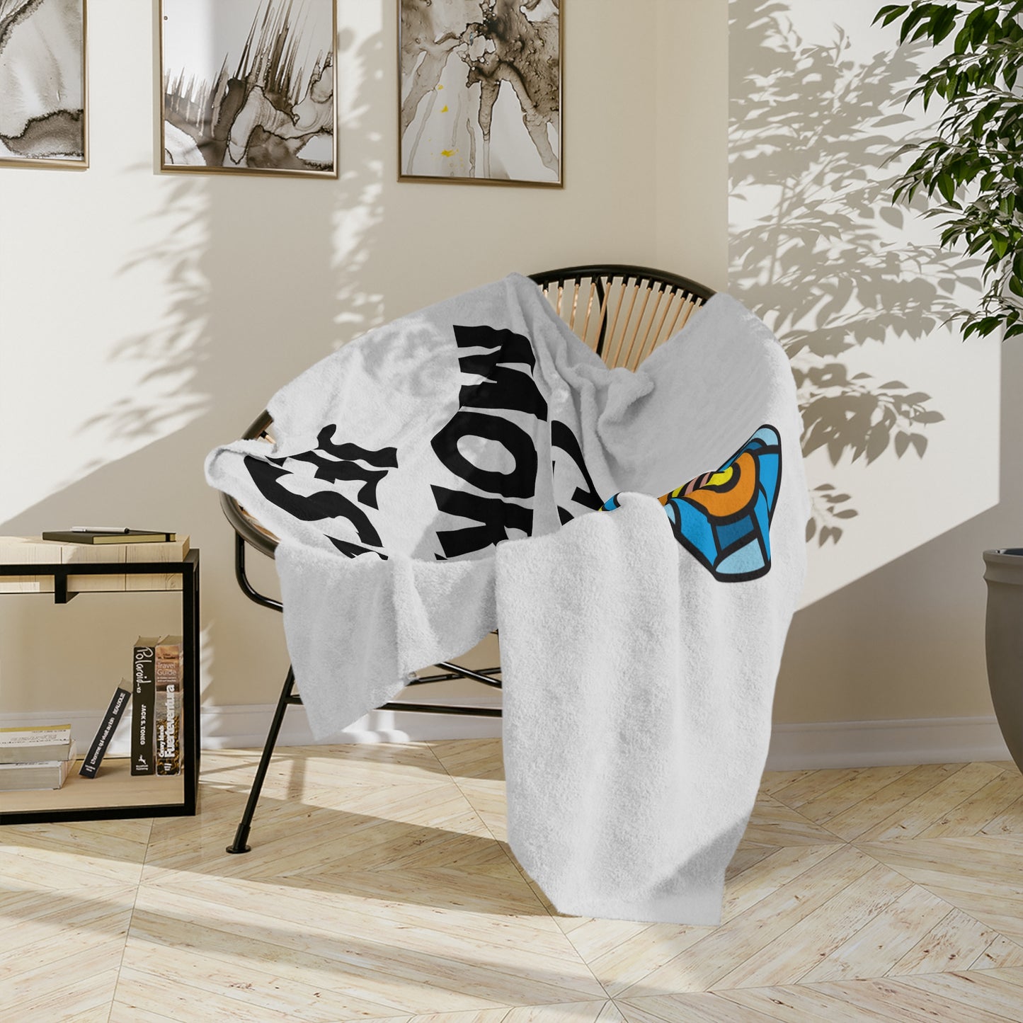 Velveteen Microfiber Blanket - WHITE