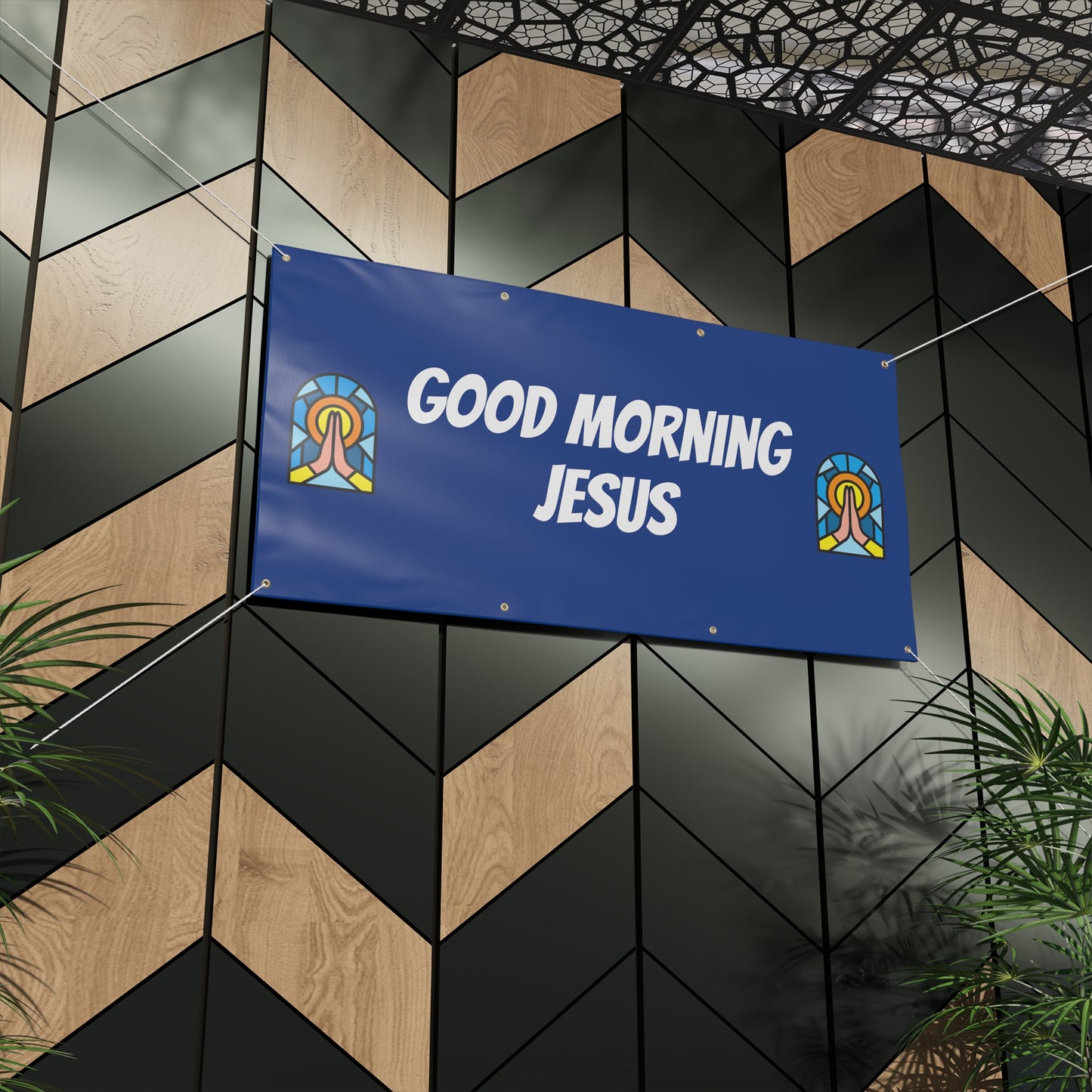 Matte Banner - DARK BLUE