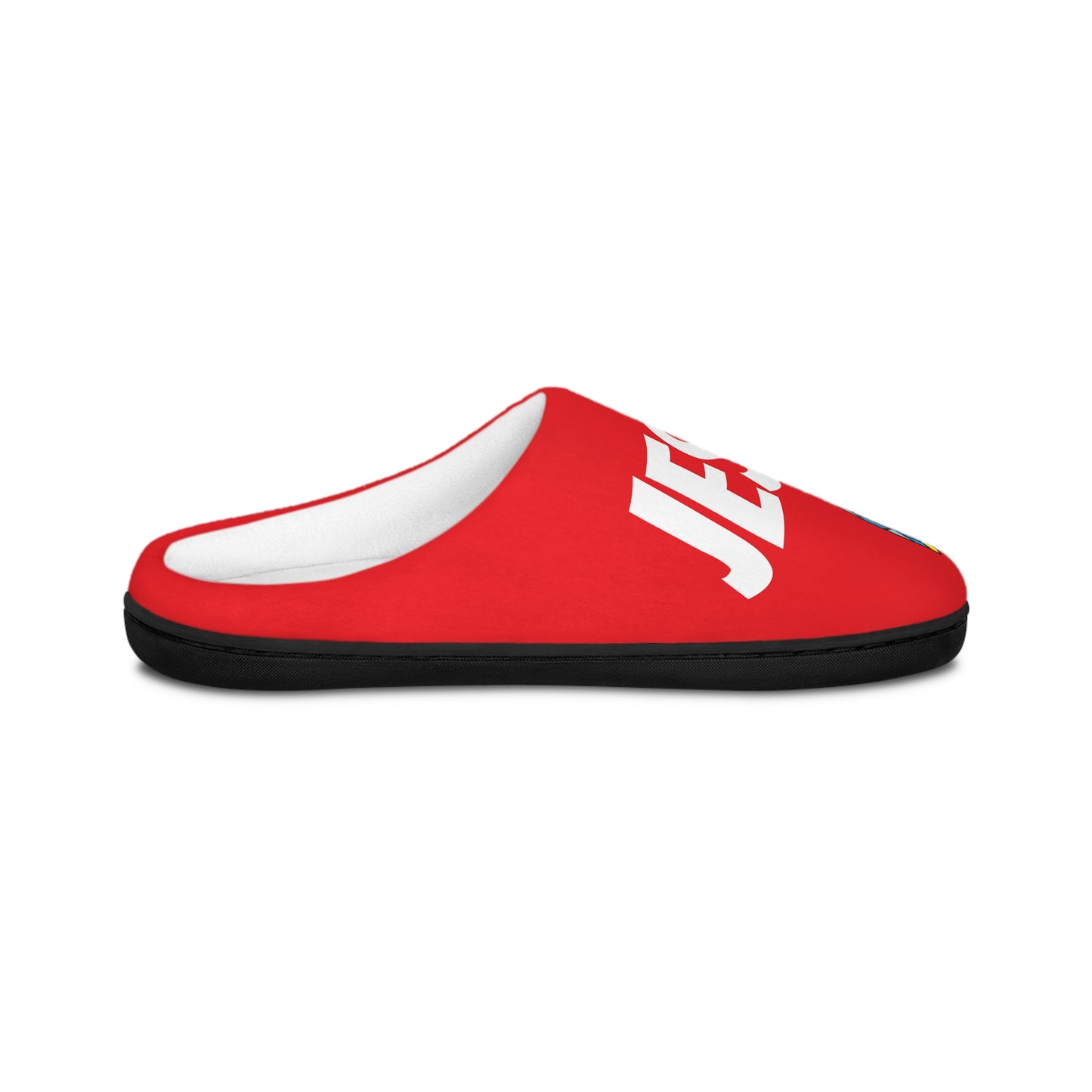 Men's Indoor Slippers - GOOD MORNING JESUS - RED