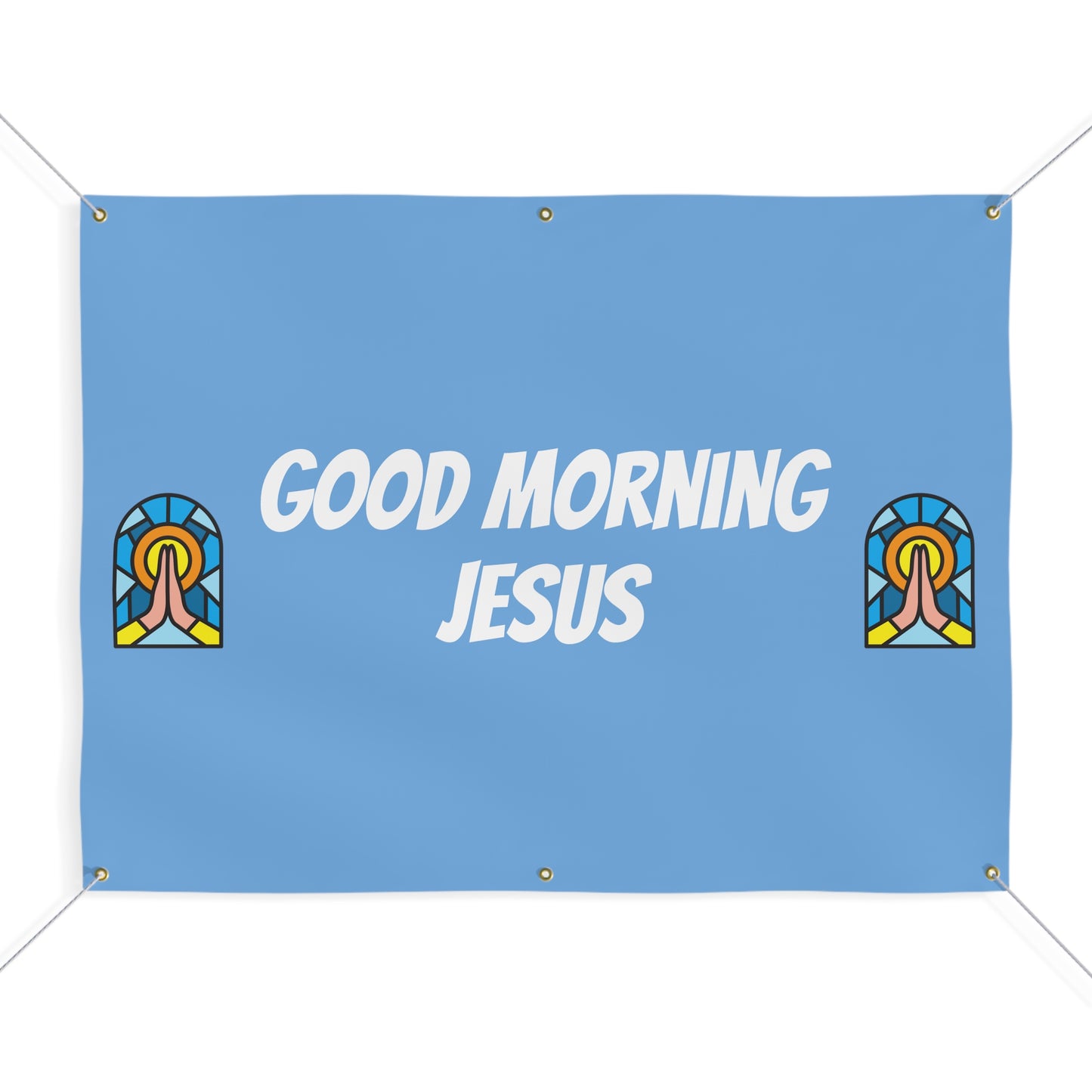 Matte Banner - BABY BLUE