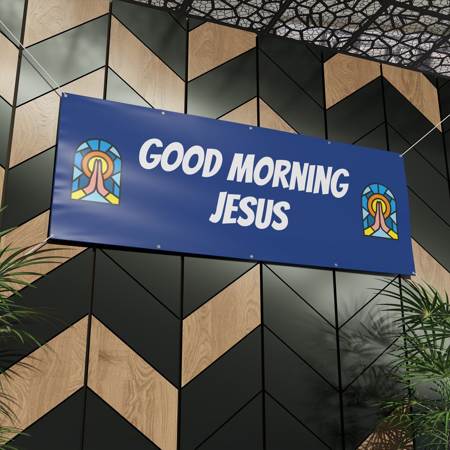 Matte Banner - DARK BLUE
