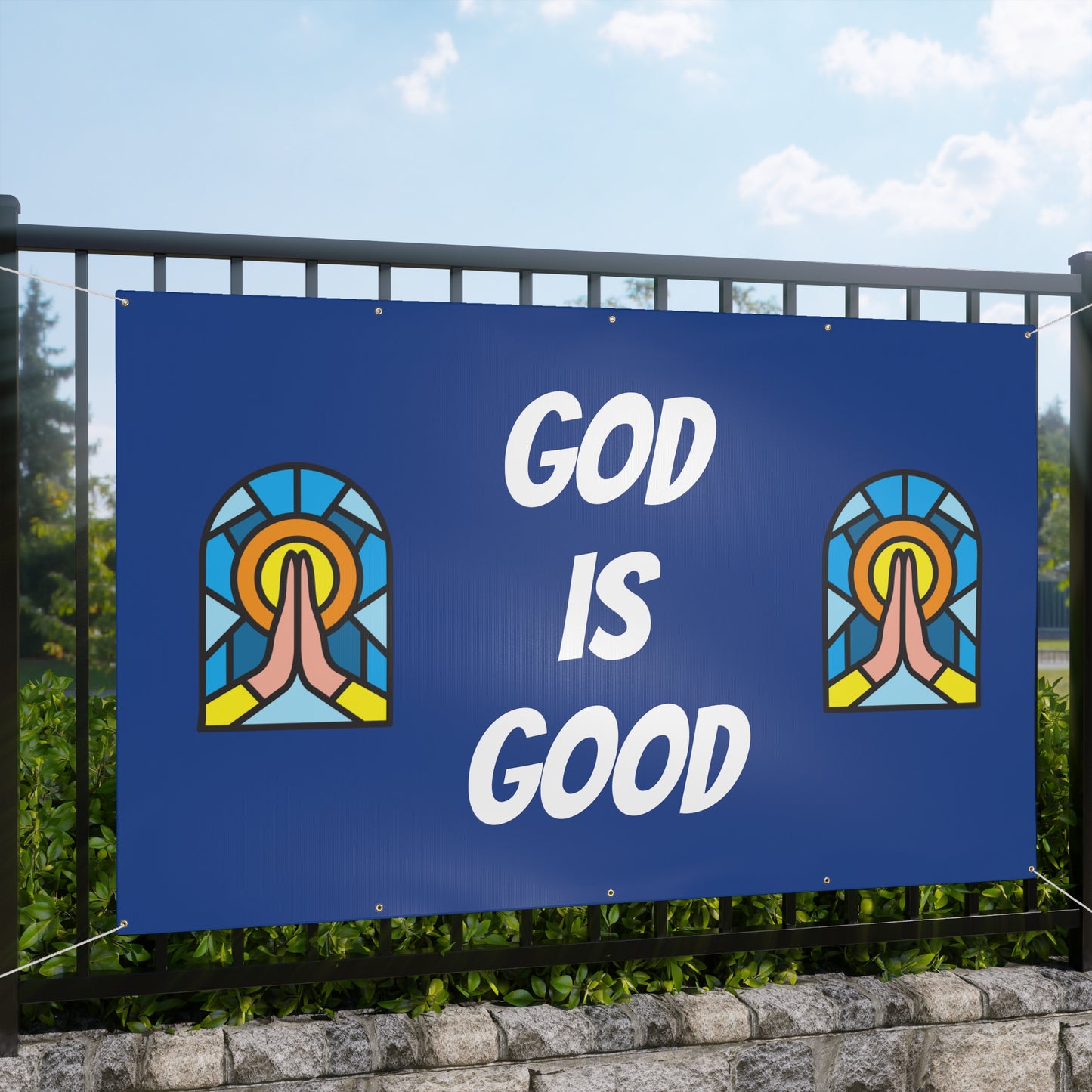 Matte Banner - DARK BLUE