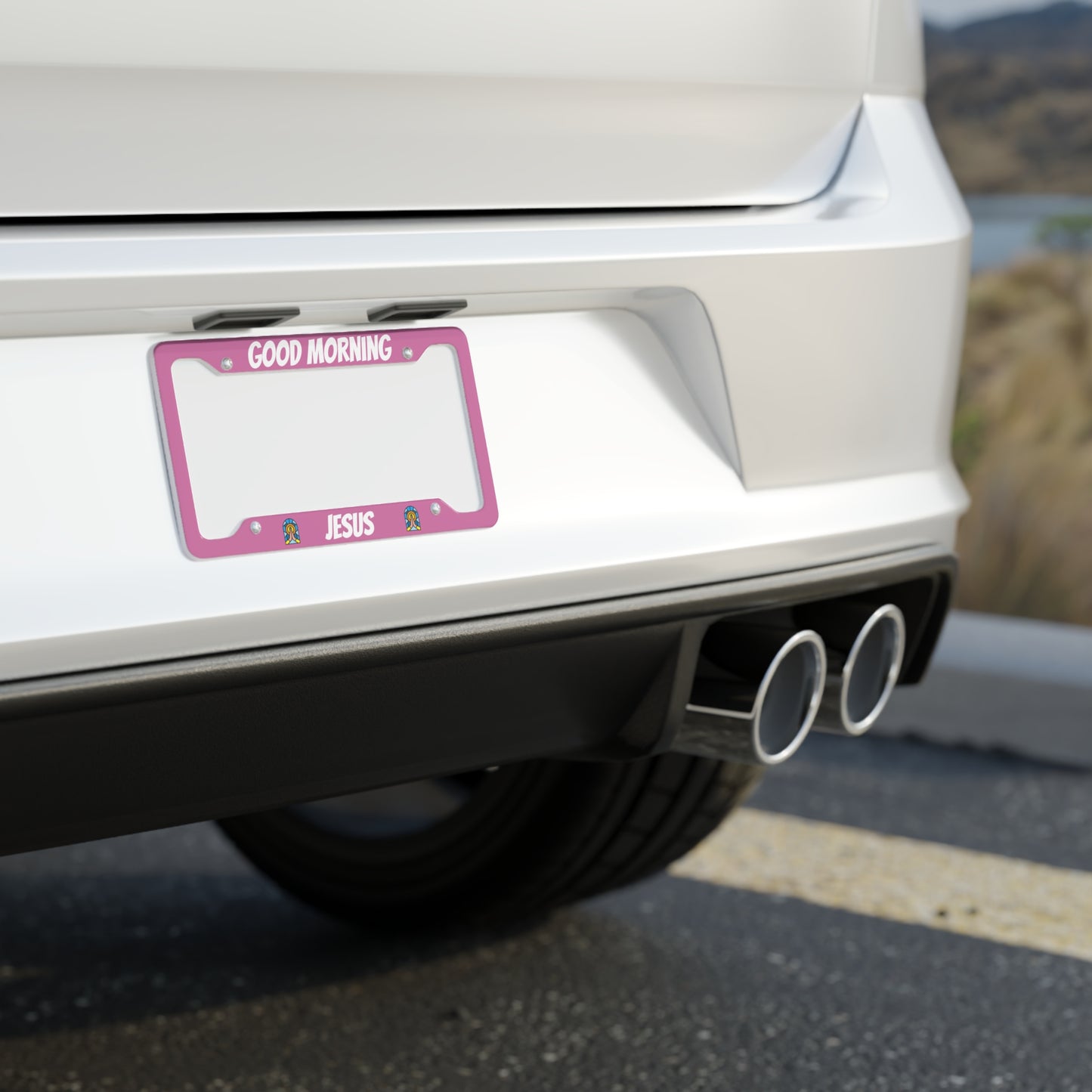 License Plate Frame - PINK