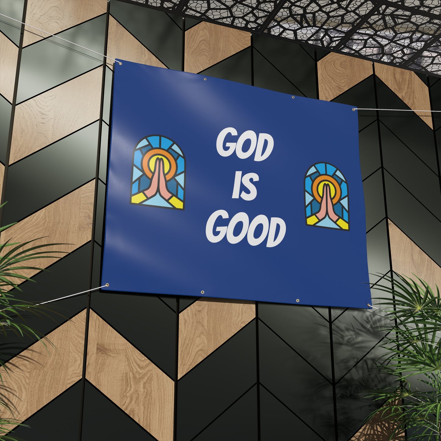 Matte Banner - DARK BLUE