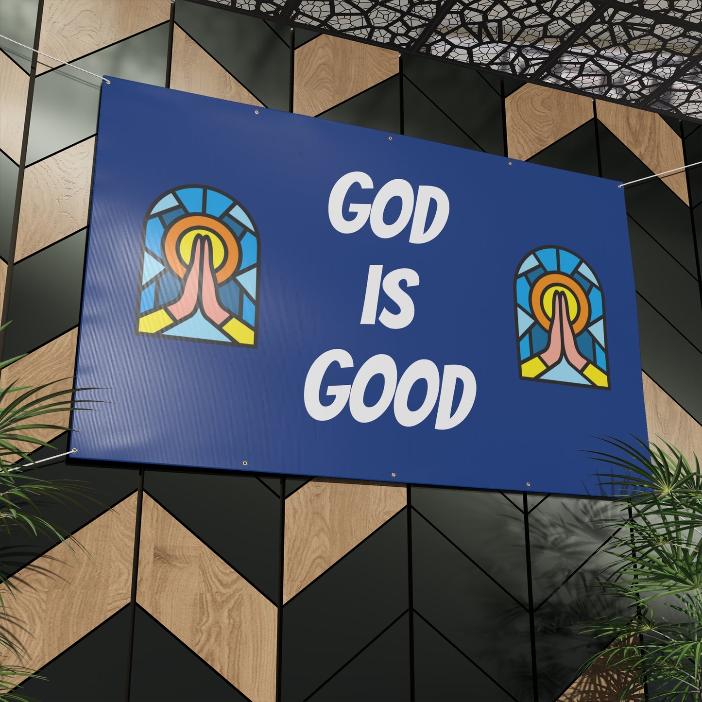 Matte Banner - DARK BLUE