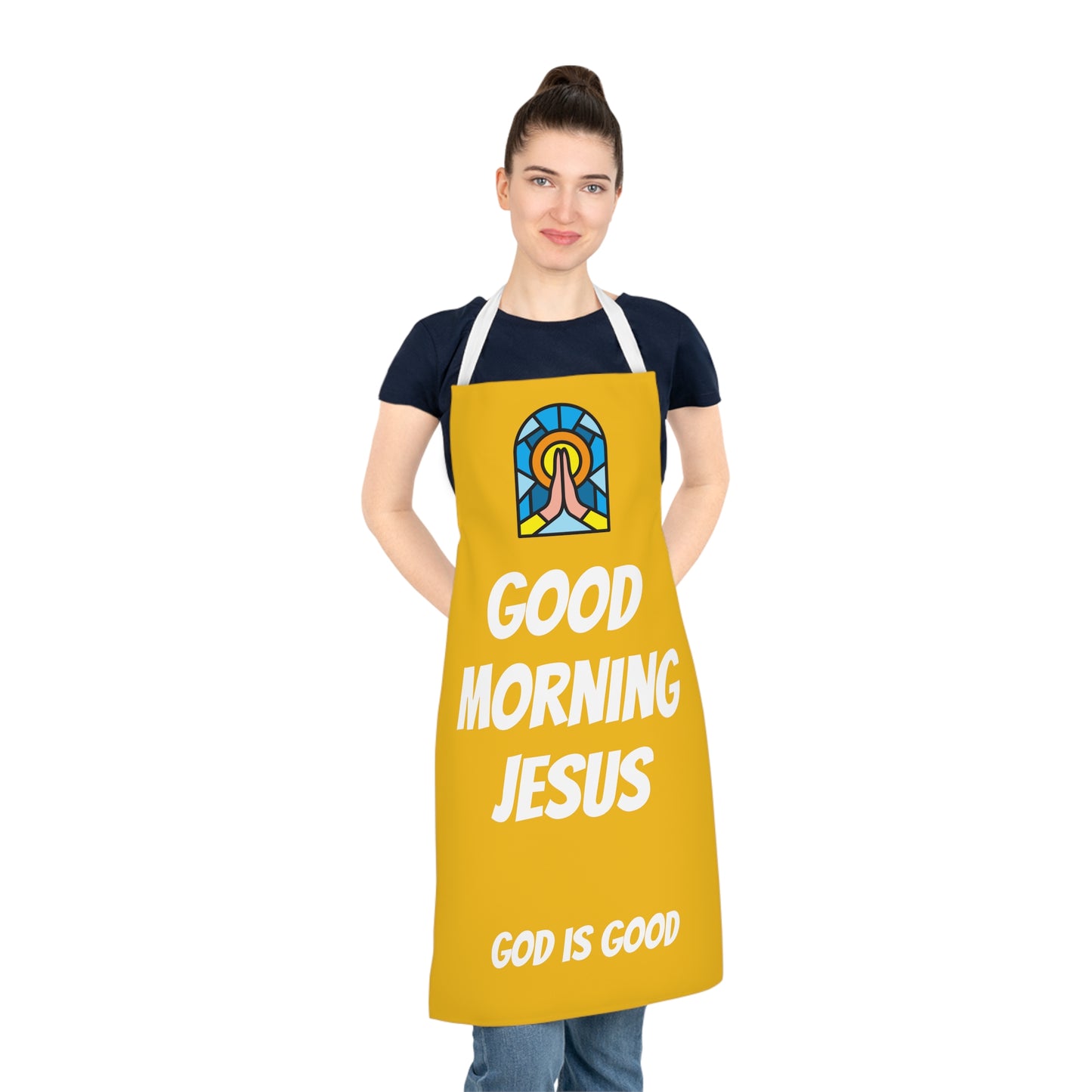 Adult Apron (AOP) - YELLOW