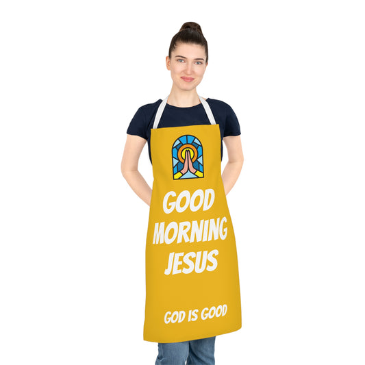 Adult Apron (AOP) - YELLOW