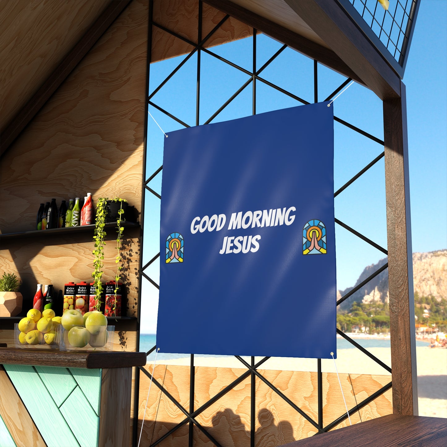 Matte Banner - DARK BLUE