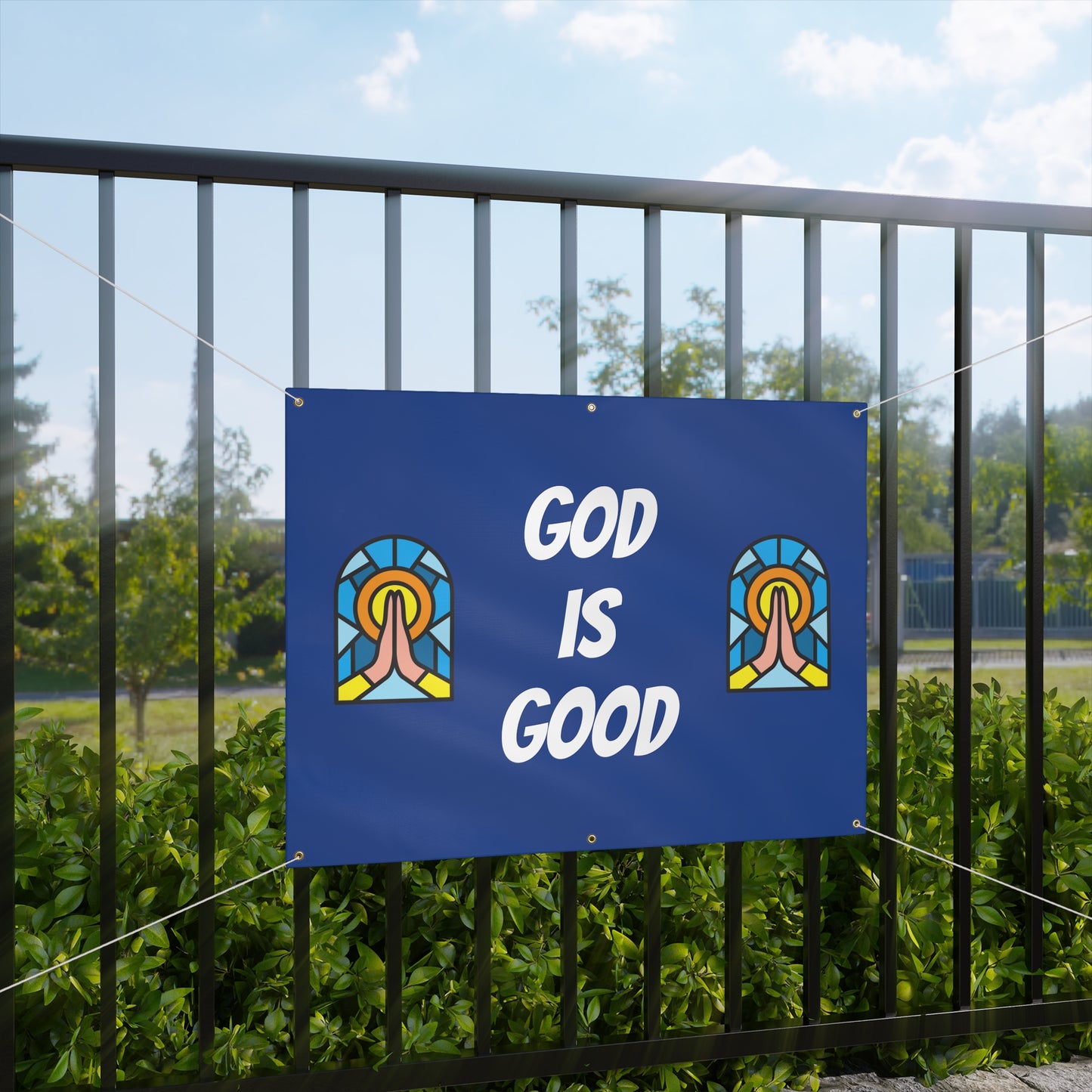 Matte Banner - DARK BLUE