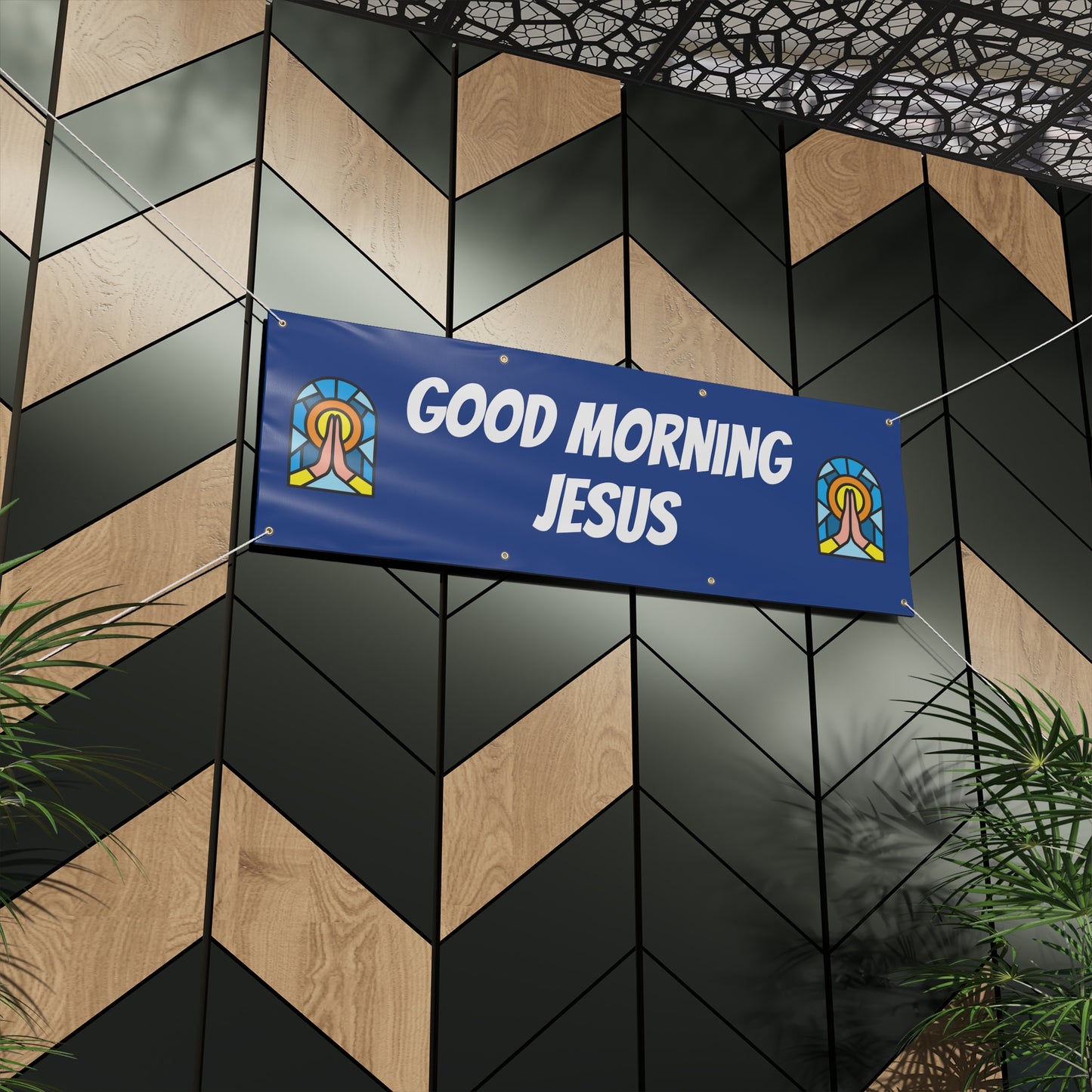 Matte Banner - DARK BLUE