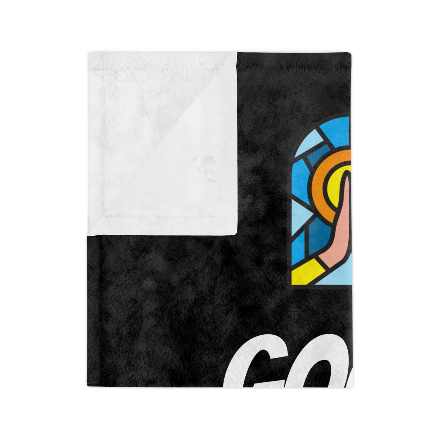 Velveteen Microfiber Blanket - BLACK