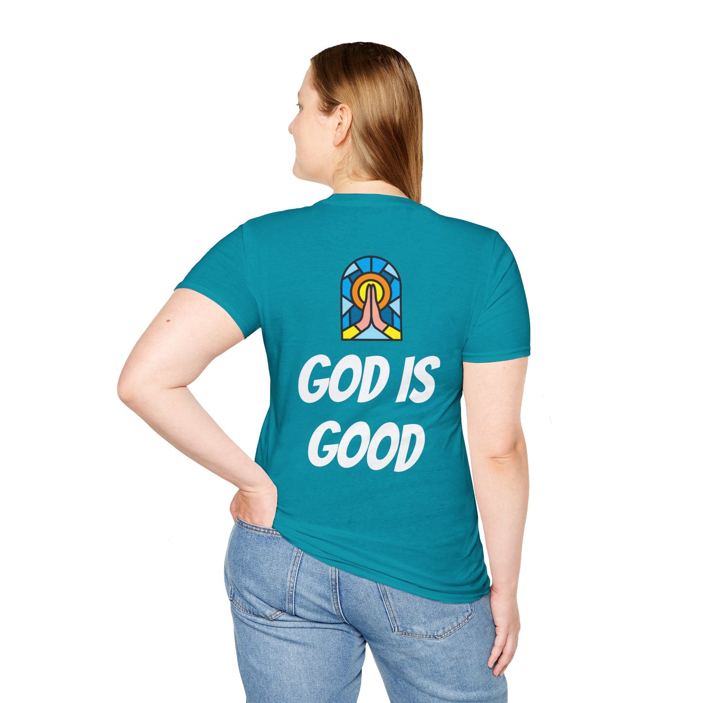 Unisex Softstyle T-Shirt - Black Writing - GOOD MORNING JESUS