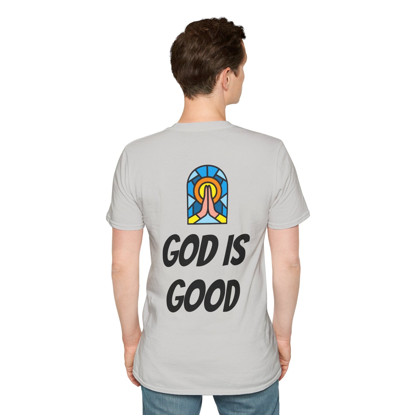 Unisex Softstyle T-Shirt - Black Writing - GOOD MORNING JESUS