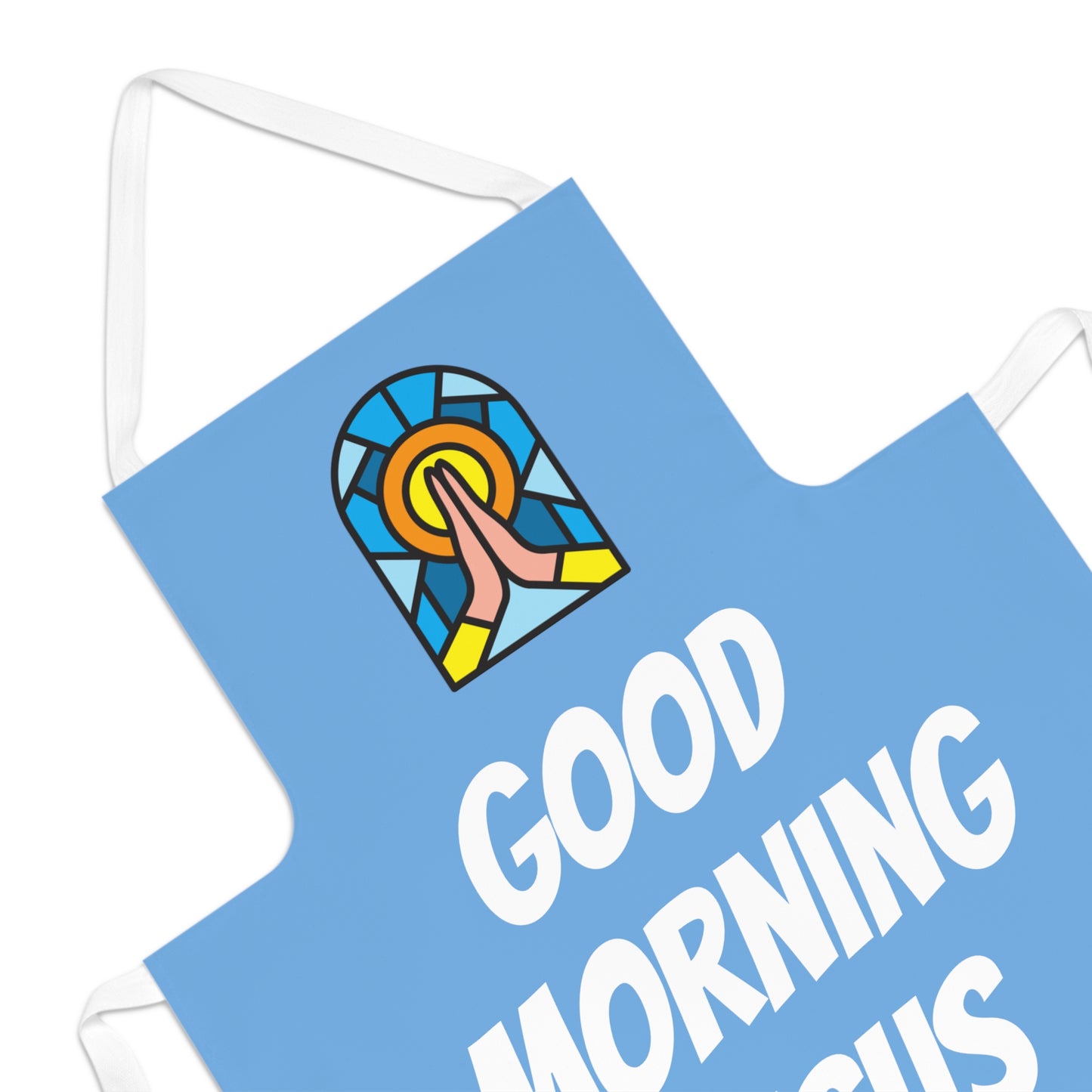 Adult Apron (AOP) - BABY BLUE