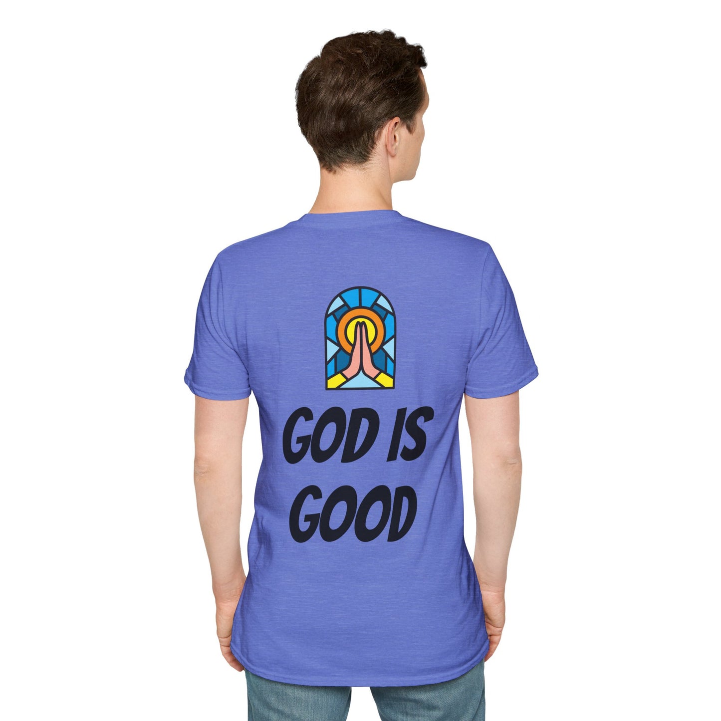 Unisex Softstyle T-Shirt - Black Writing - GOOD MORNING JESUS