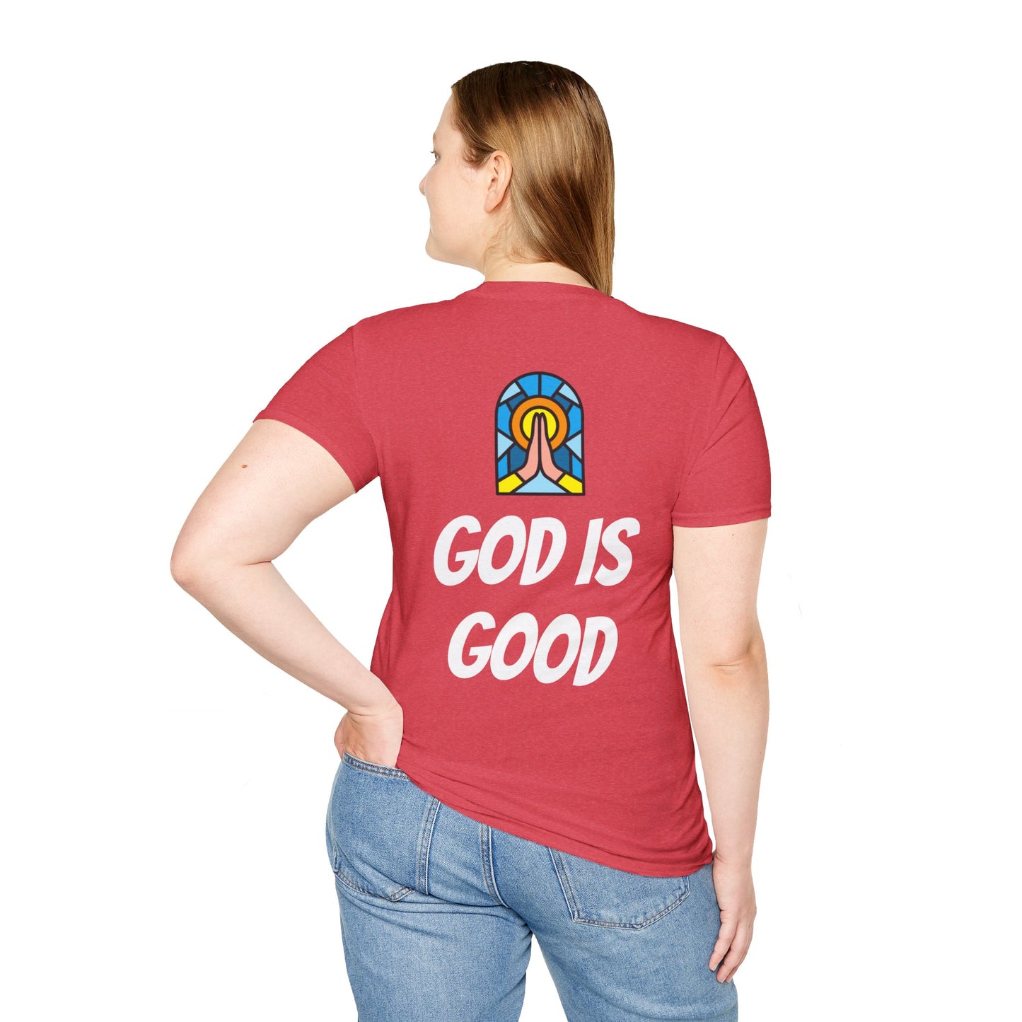 Unisex Softstyle T-Shirt - Black Writing - GOOD MORNING JESUS