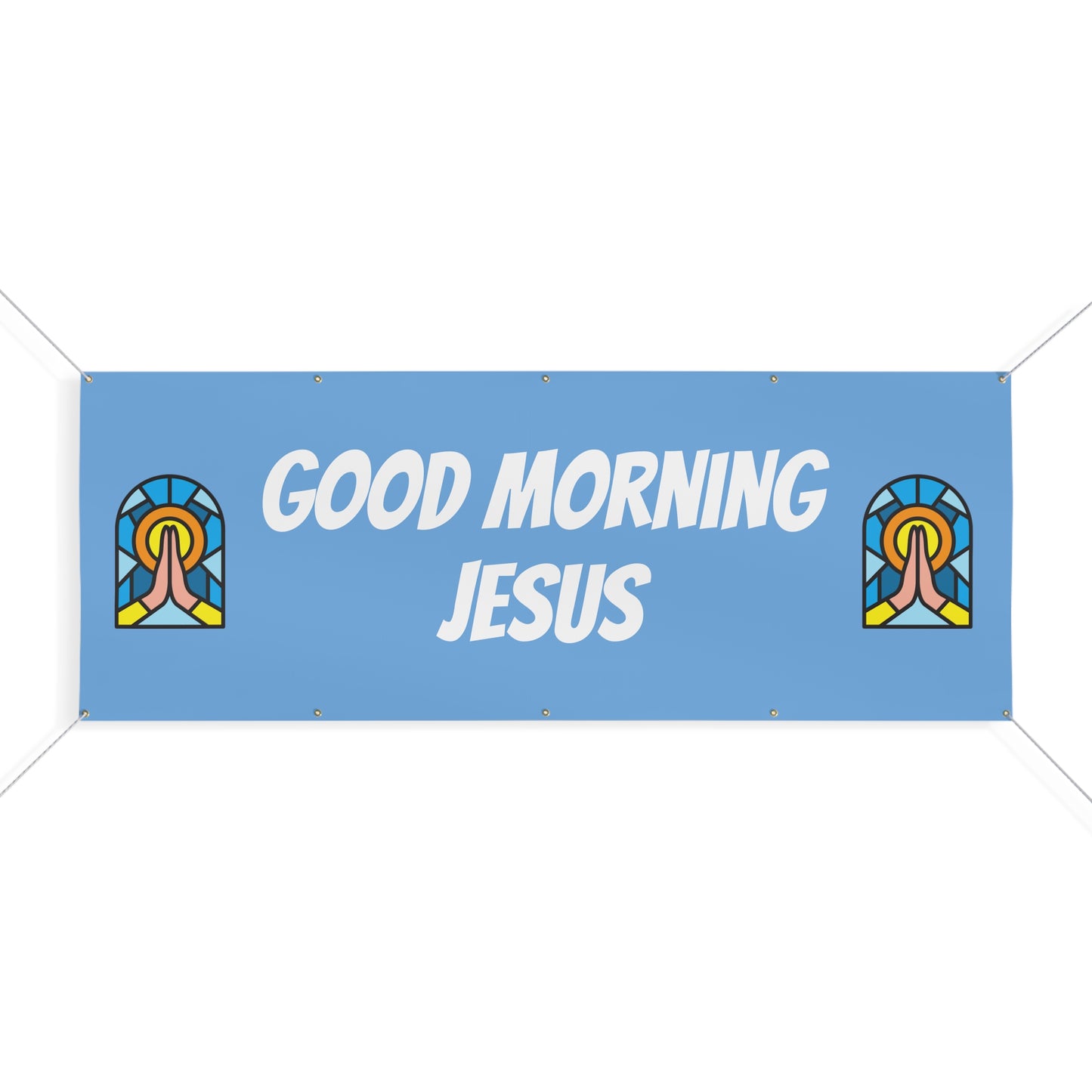 Matte Banner - BABY BLUE