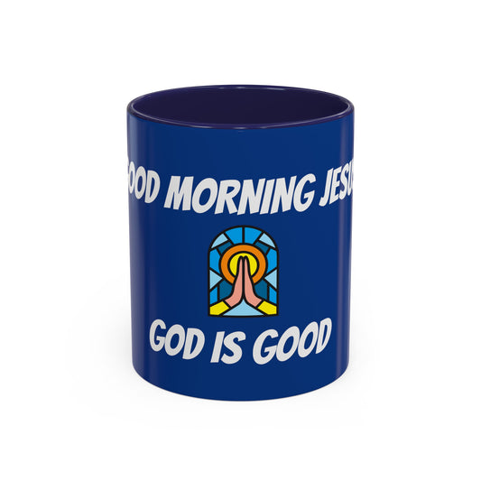 Accent Coffee Mug (11, 15oz) - DARK BLUE