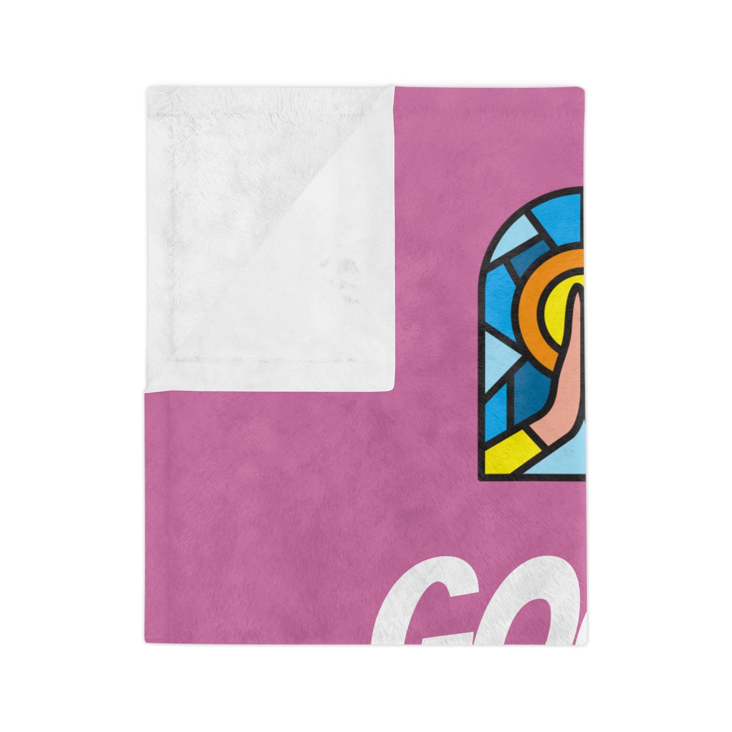 Velveteen Microfiber Blanket - PINK