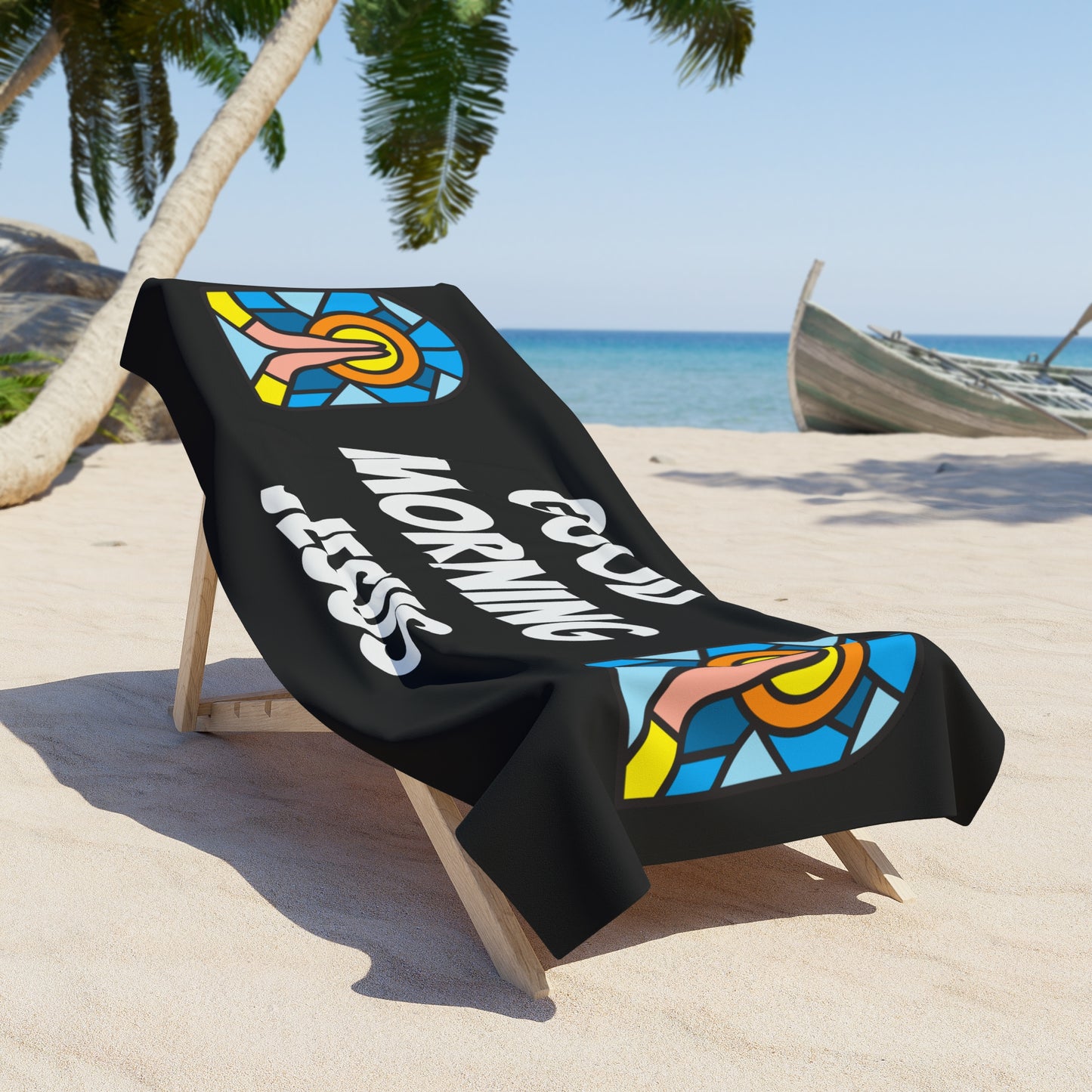 Beach Towel - BLACK