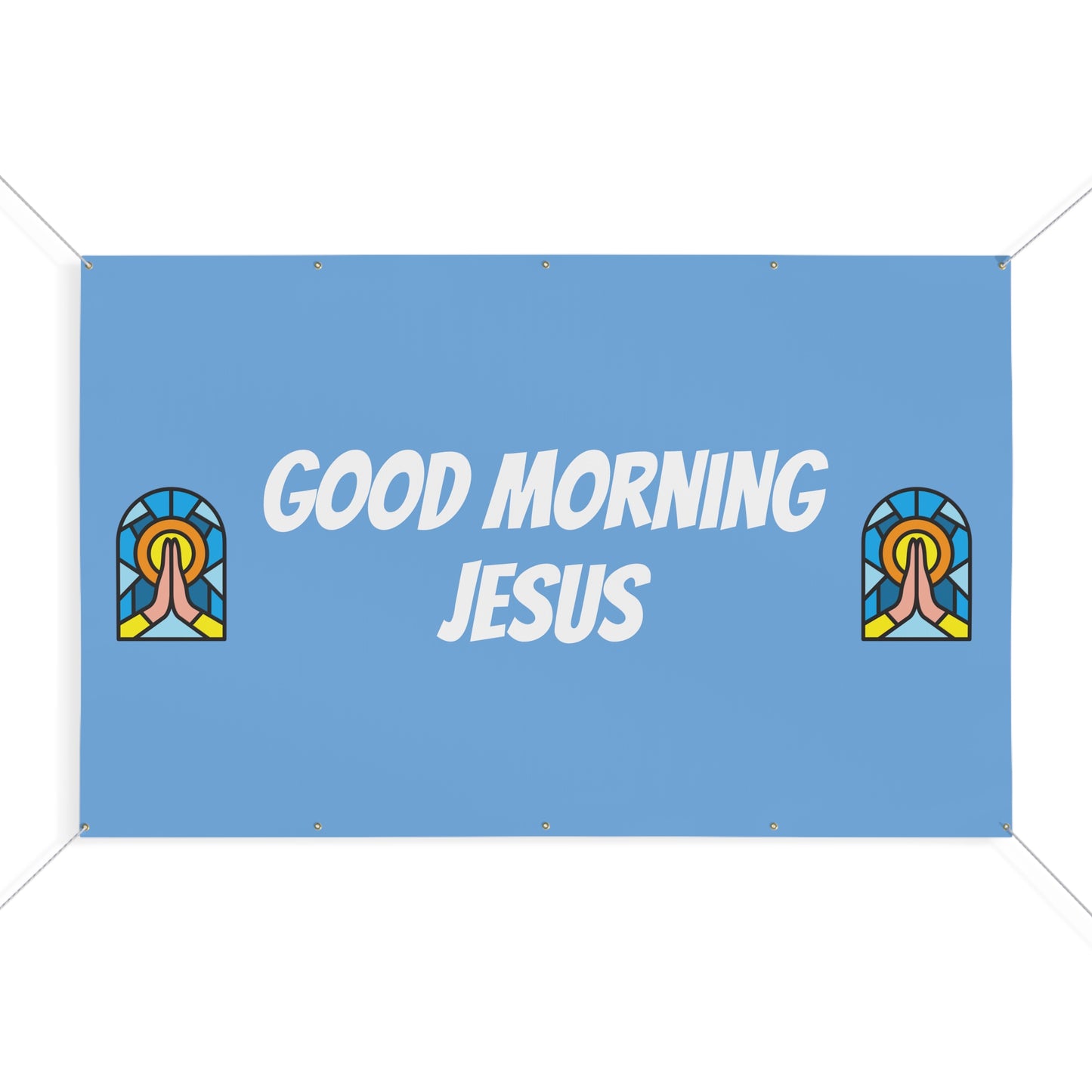 Matte Banner - BABY BLUE