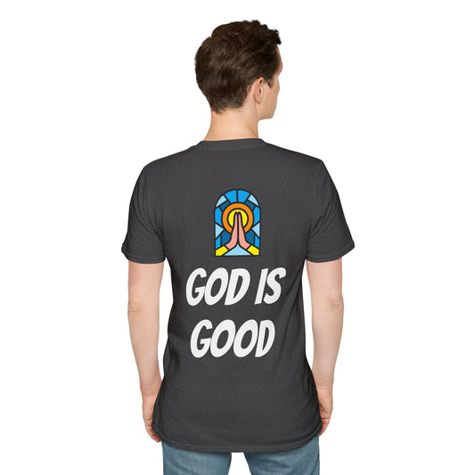 Unisex Softstyle T-Shirt - Black Writing - GOOD MORNING JESUS