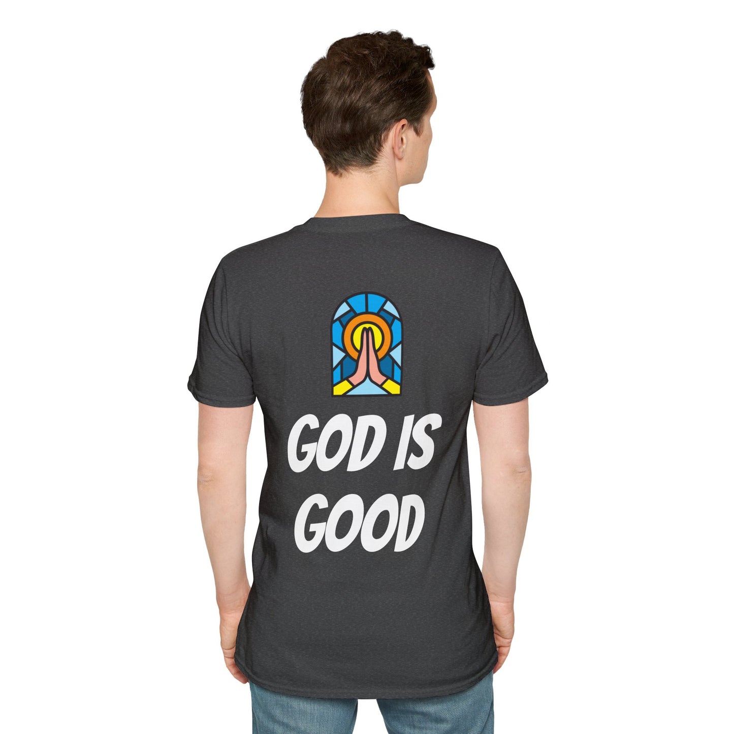 Unisex Softstyle T-Shirt - Black Writing - GOOD MORNING JESUS