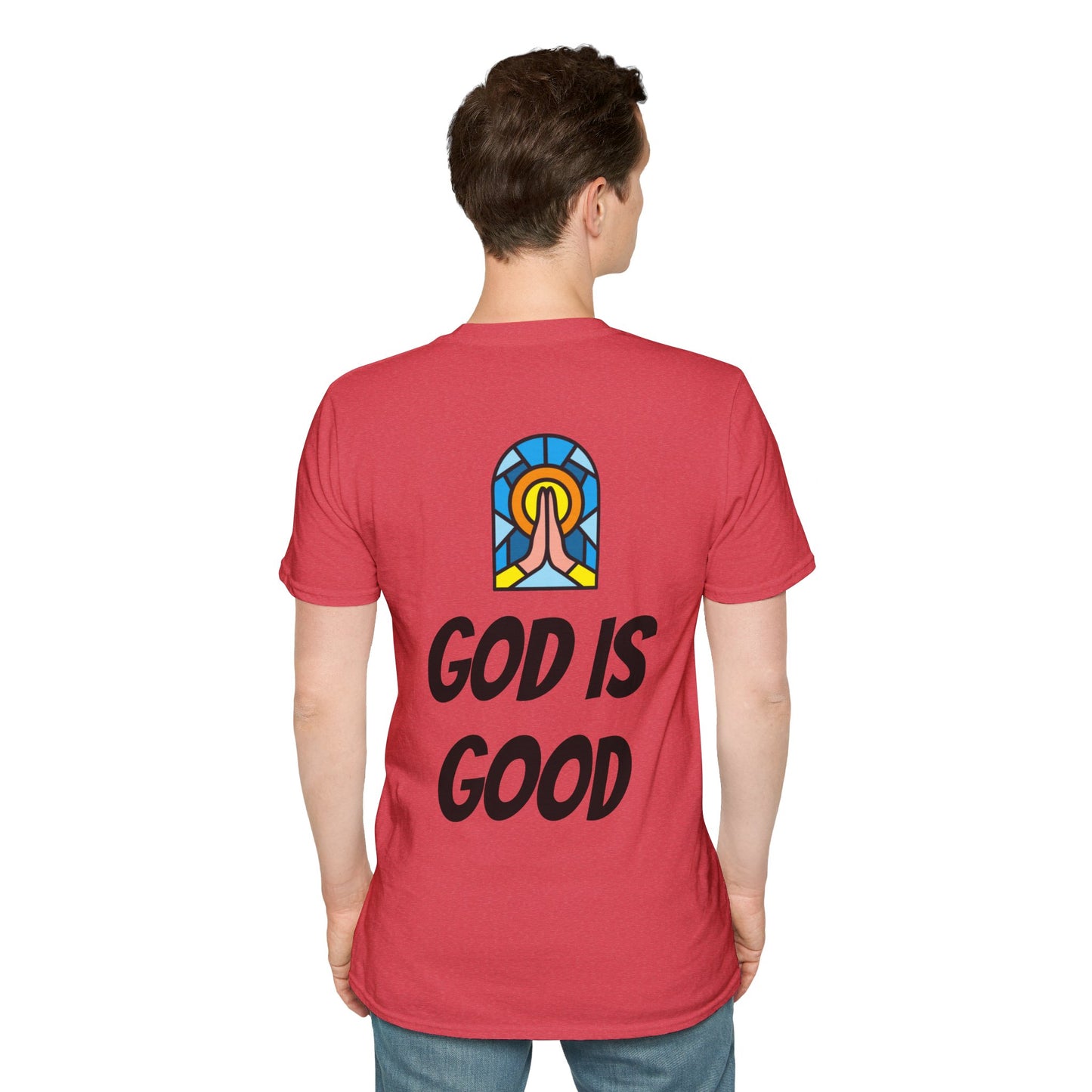 Unisex Softstyle T-Shirt - Black Writing - GOOD MORNING JESUS