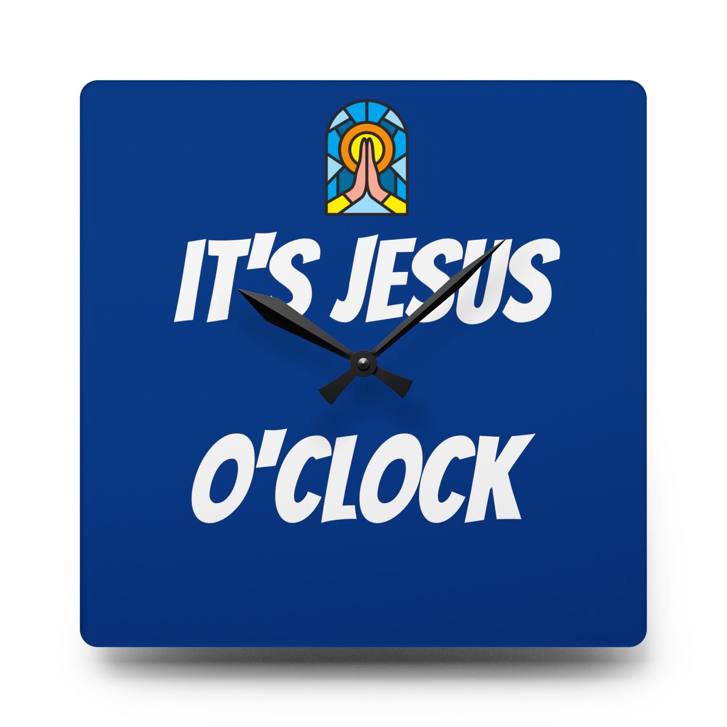 Acrylic Wall Clock - DARK BLUE