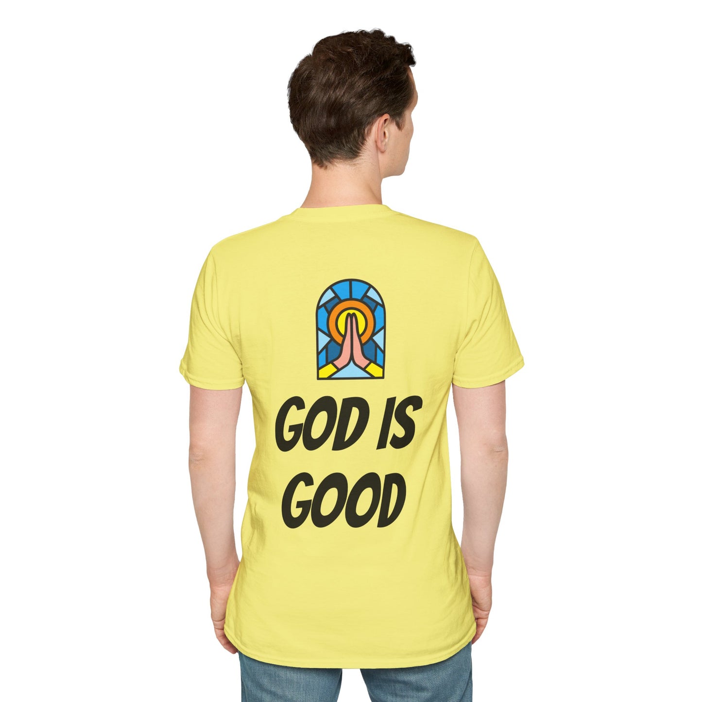Unisex Softstyle T-Shirt - Black Writing - GOOD MORNING JESUS