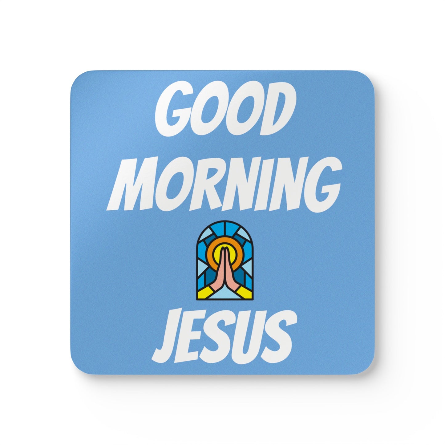 Corkwood Coaster Set - BABY BLUE