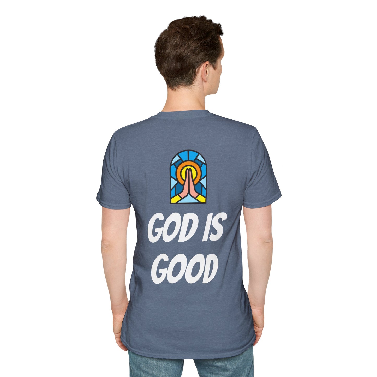 Unisex Softstyle T-Shirt - Black Writing - GOOD MORNING JESUS