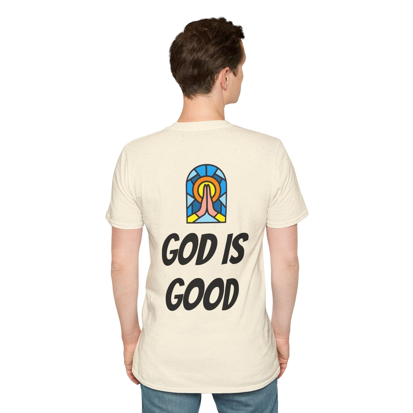 Unisex Softstyle T-Shirt - Black Writing - GOOD MORNING JESUS